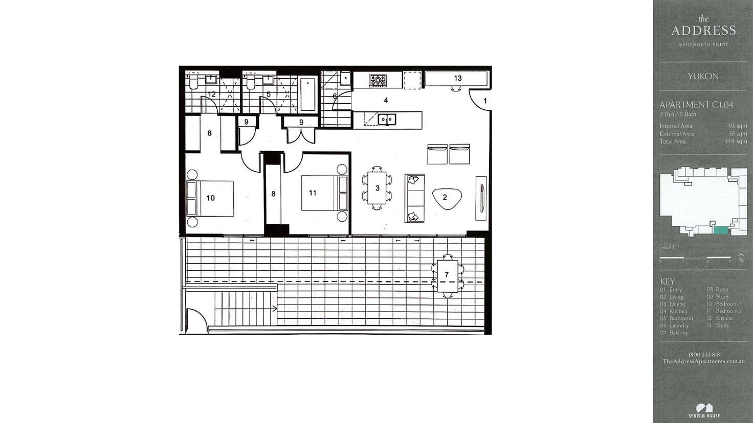 Floorplan of Homely unit listing, 104/21 Verona Drive, Wentworth Point NSW 2127