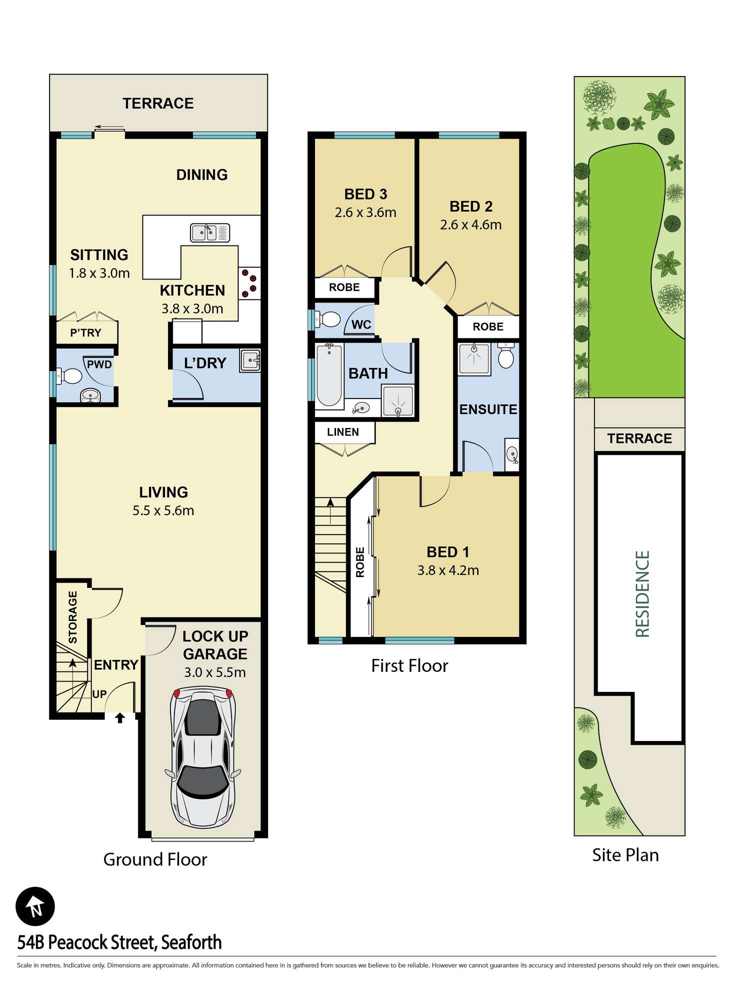 Floorplan of Homely house listing, 54B Peacock Street, Seaforth NSW 2092