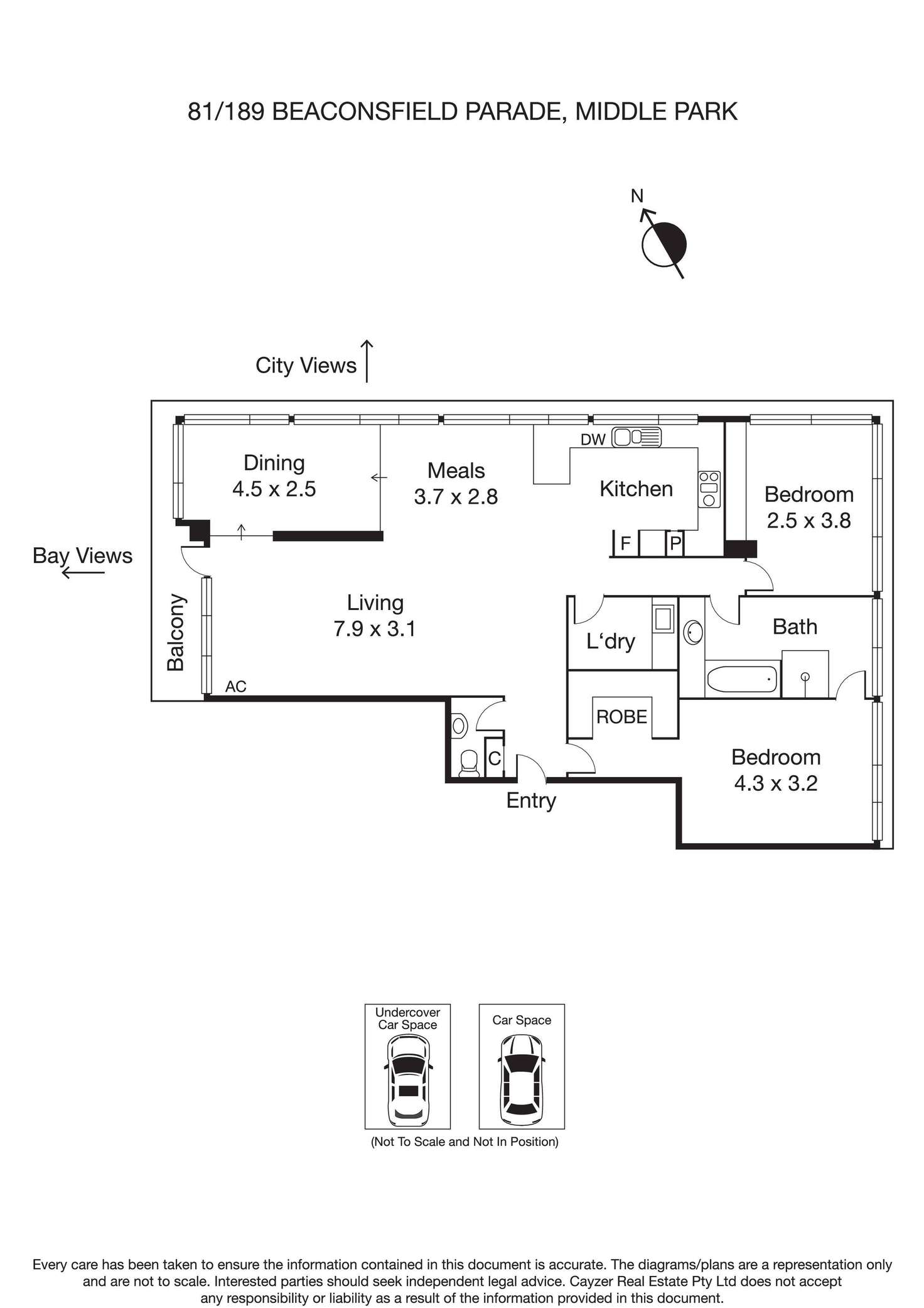 Floorplan of Homely apartment listing, 81/189-191 Beaconsfield Parade, Middle Park VIC 3206