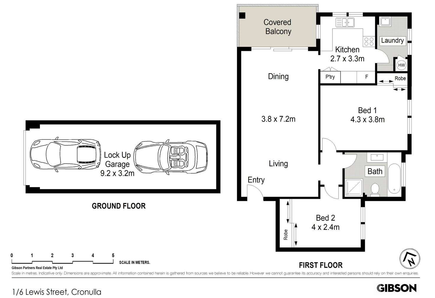 Floorplan of Homely apartment listing, 1/6-10 Lewis Street, Cronulla NSW 2230