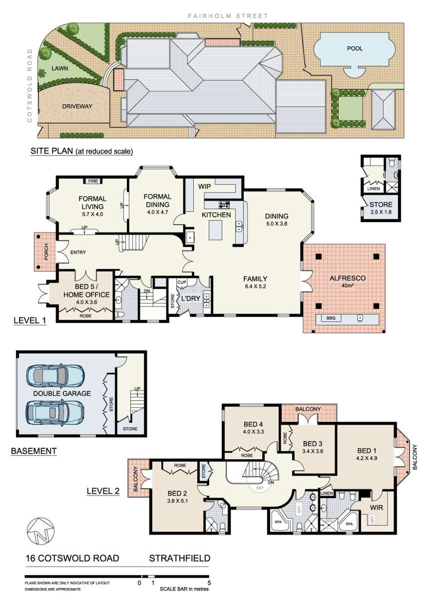 Floorplan of Homely house listing, 16 Cotswold Road, Strathfield NSW 2135