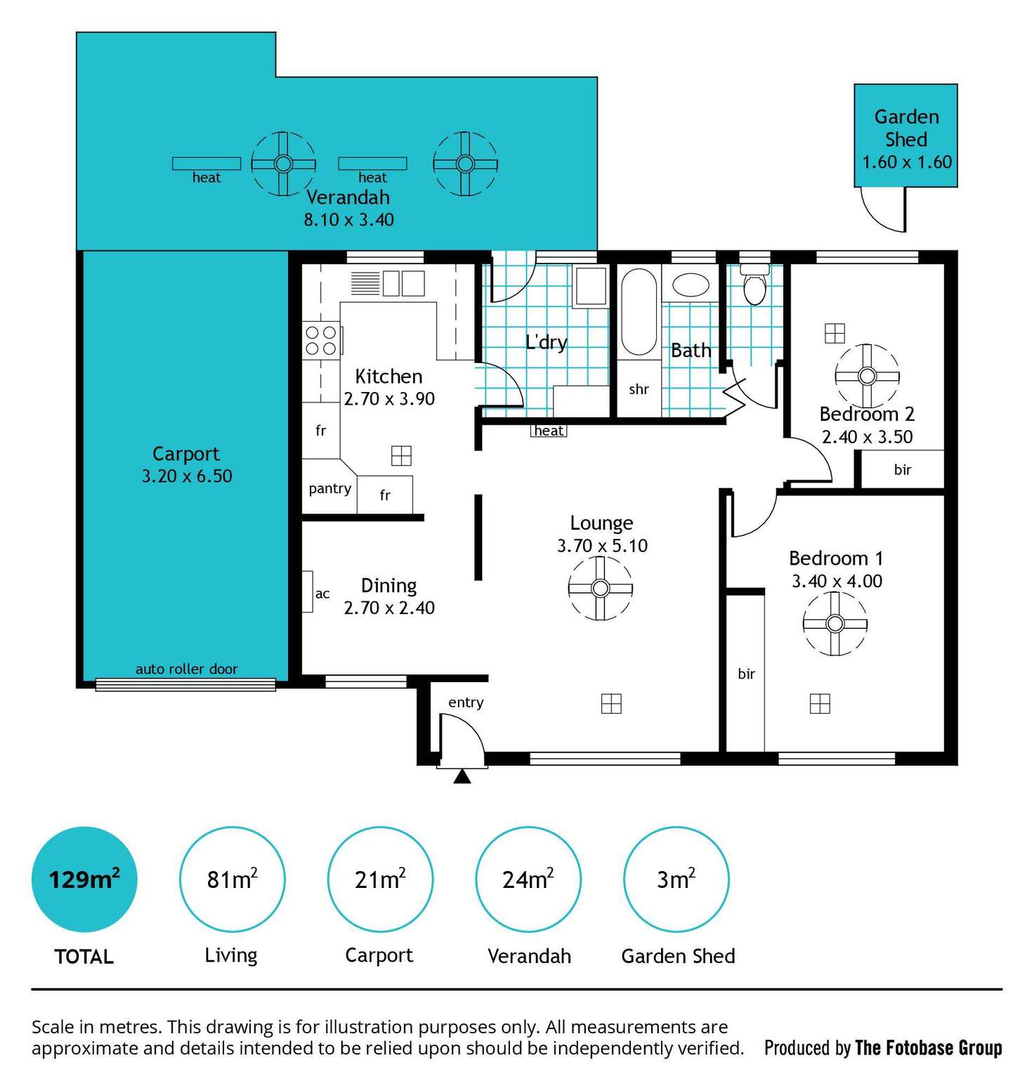 Floorplan of Homely unit listing, 2/44 Delaine Avenue, Edwardstown SA 5039