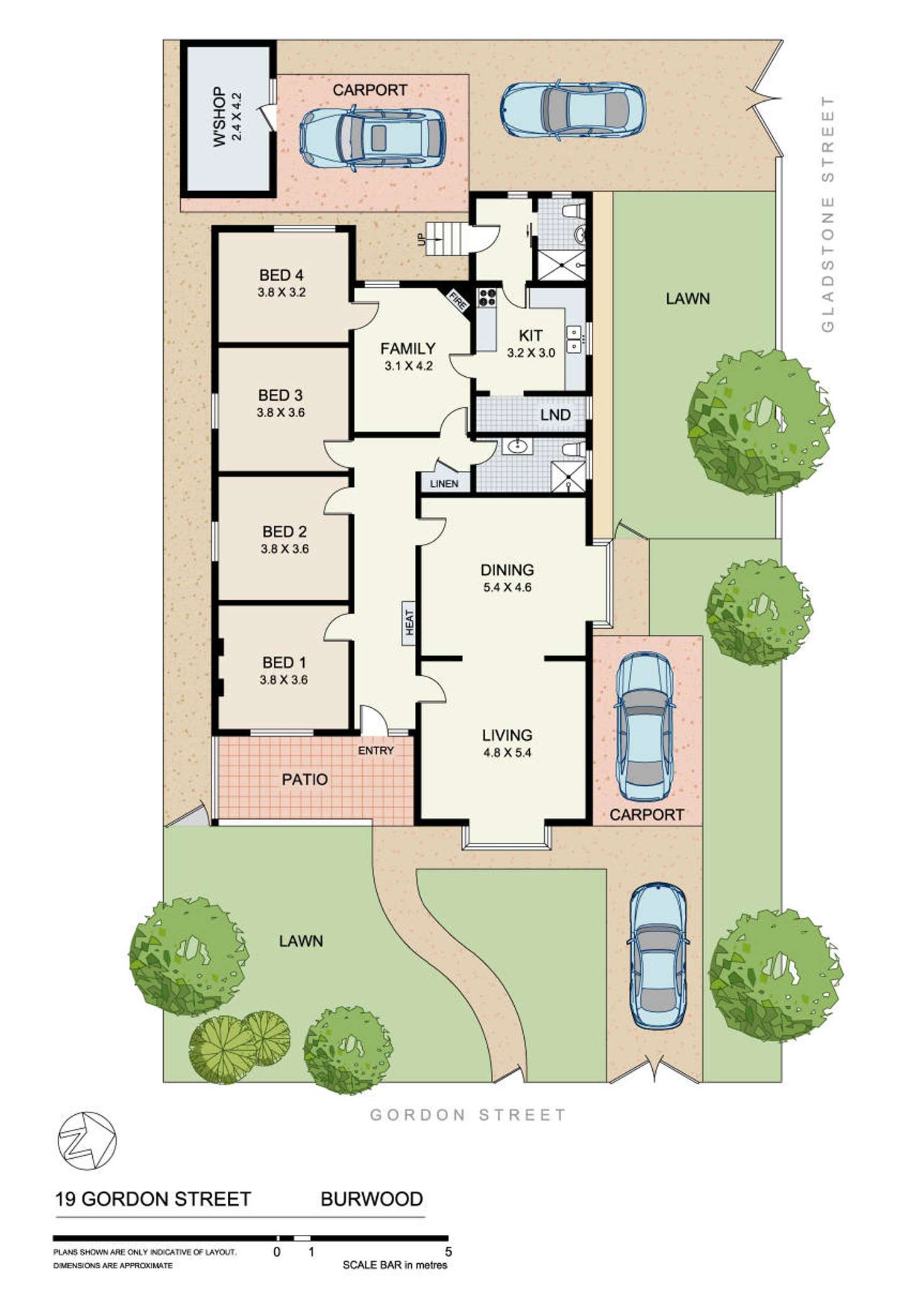 Floorplan of Homely house listing, 19 Gordon Street, Burwood NSW 2134