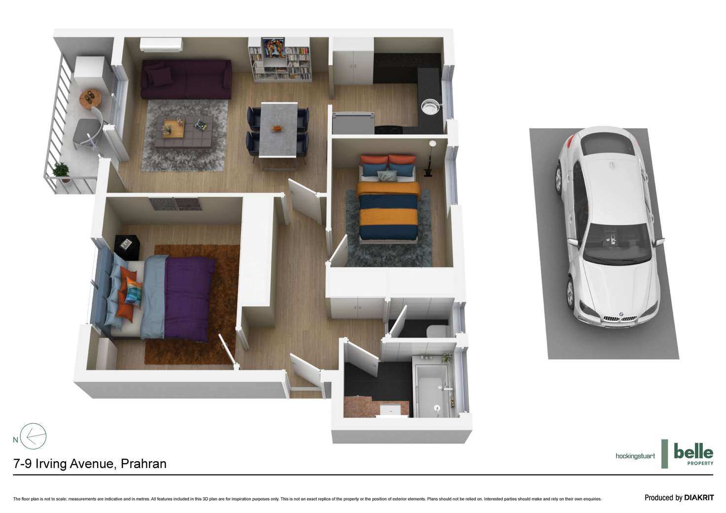 Floorplan of Homely apartment listing, 11/7-9 Irving Avenue, Prahran VIC 3181