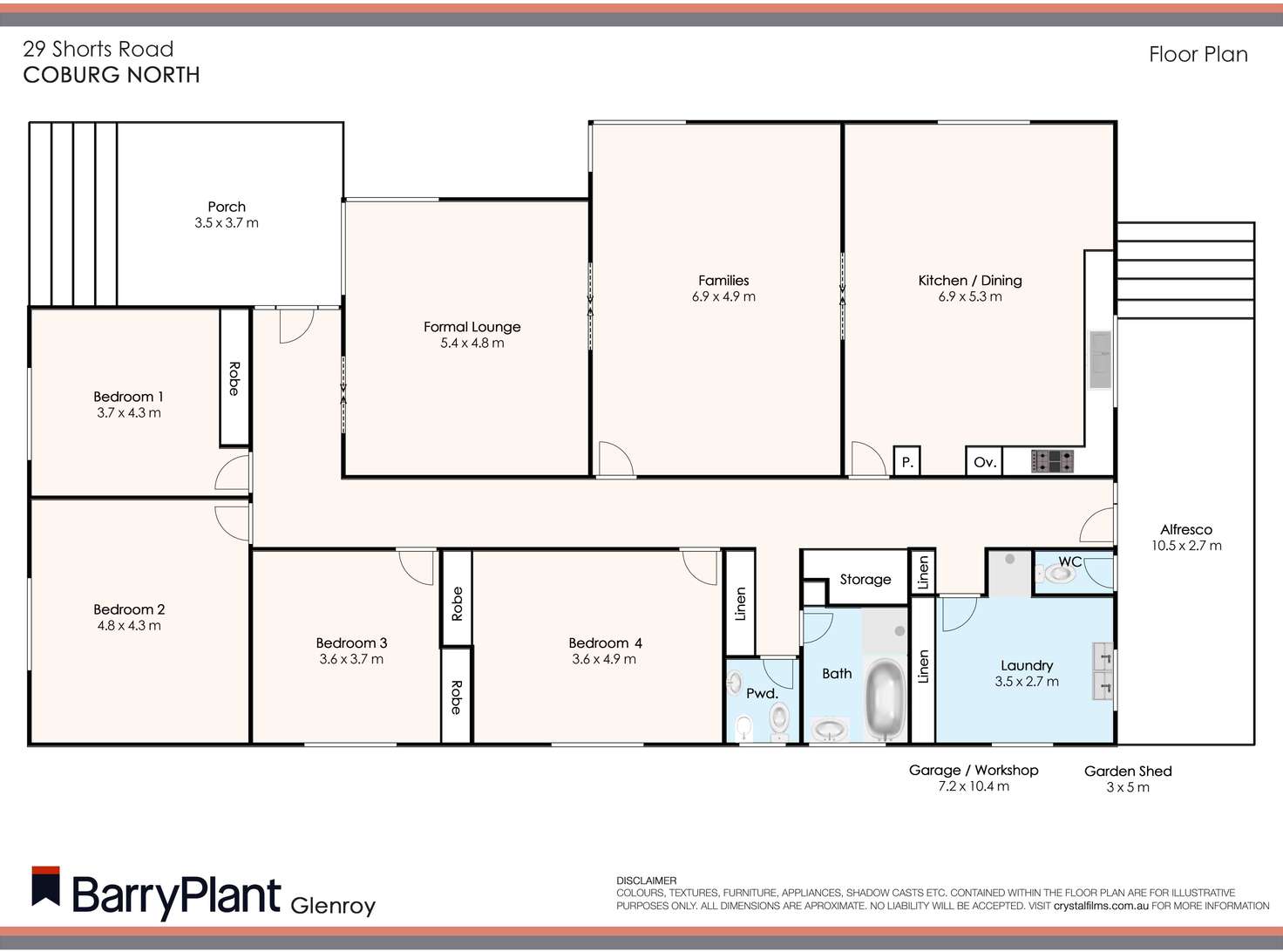 Floorplan of Homely house listing, 29 Shorts Road, Coburg North VIC 3058