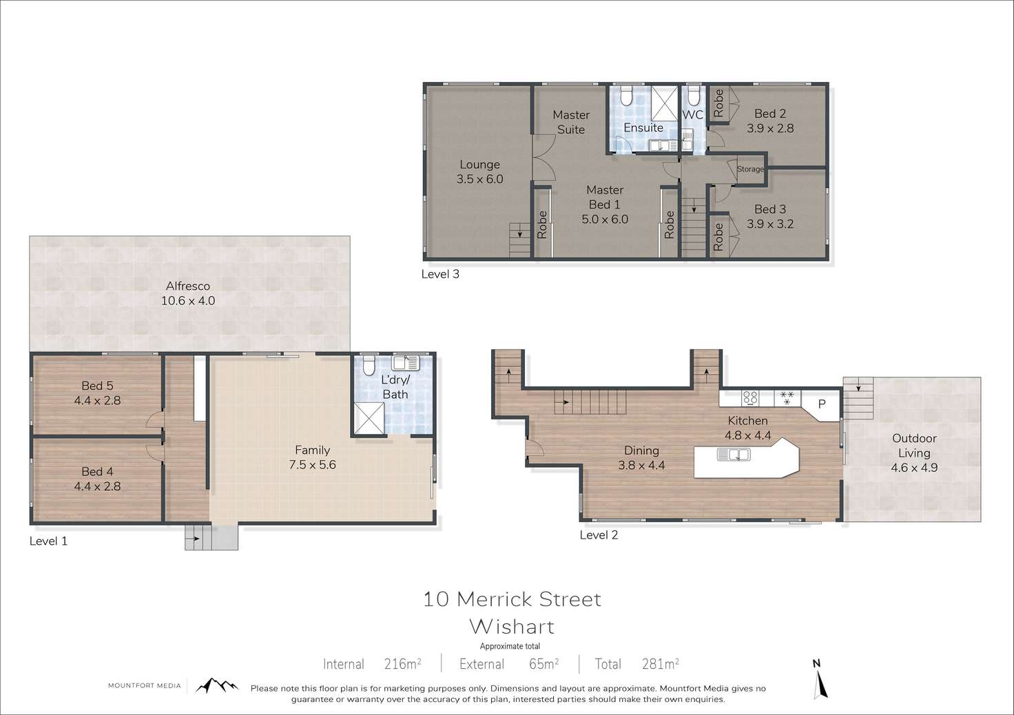 Floorplan of Homely house listing, 10 Merrick Street, Wishart QLD 4122