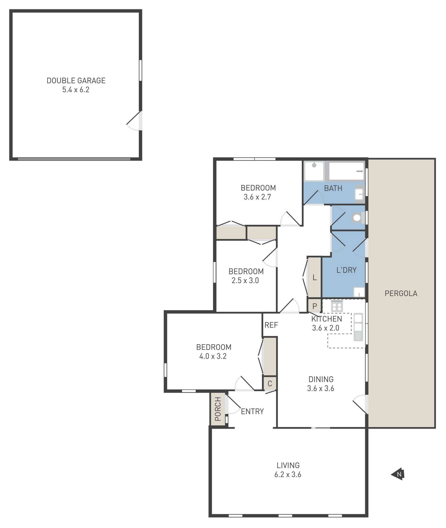 Floorplan of Homely house listing, 40 Kookaburra Avenue, Werribee VIC 3030
