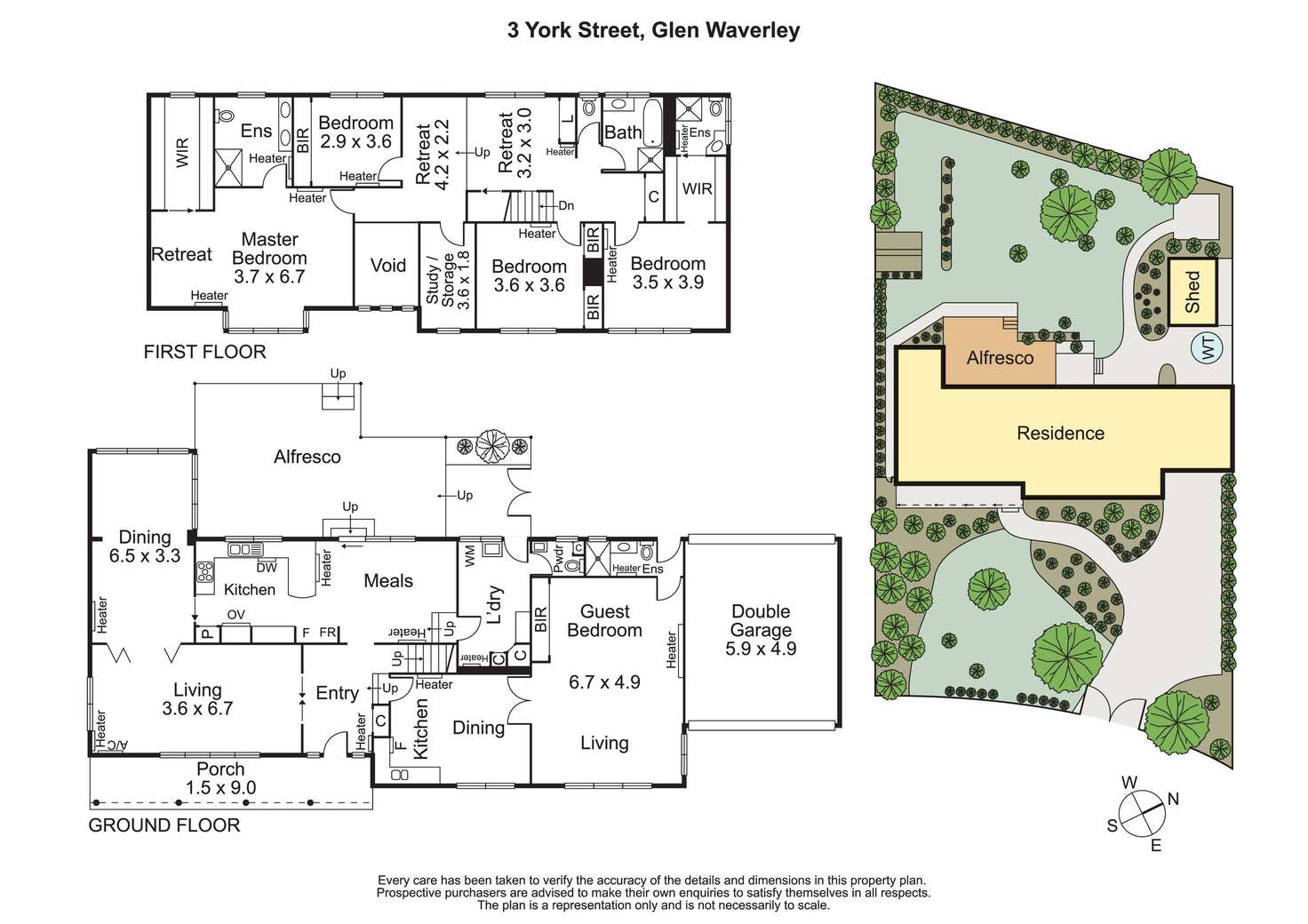 Floorplan of Homely house listing, 3 York Street, Glen Waverley VIC 3150