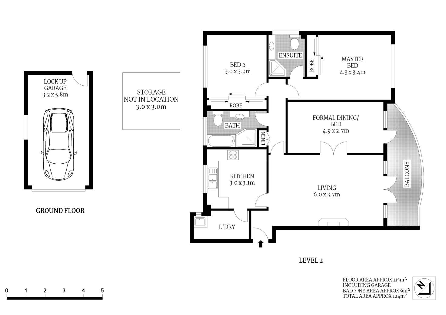 Floorplan of Homely apartment listing, 19/6-8 Victoria Street, Roseville NSW 2069