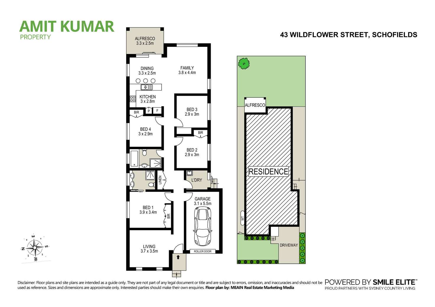 Floorplan of Homely house listing, 43 Wildflower Street, Schofields NSW 2762
