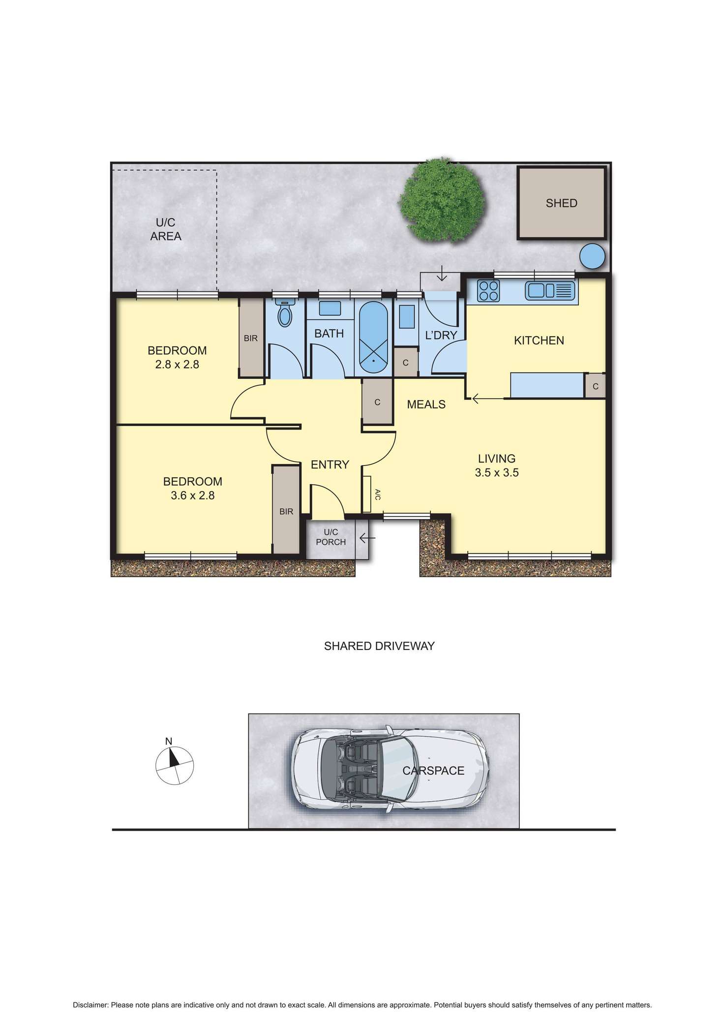 Floorplan of Homely unit listing, 3/72 Pine Street, Reservoir VIC 3073