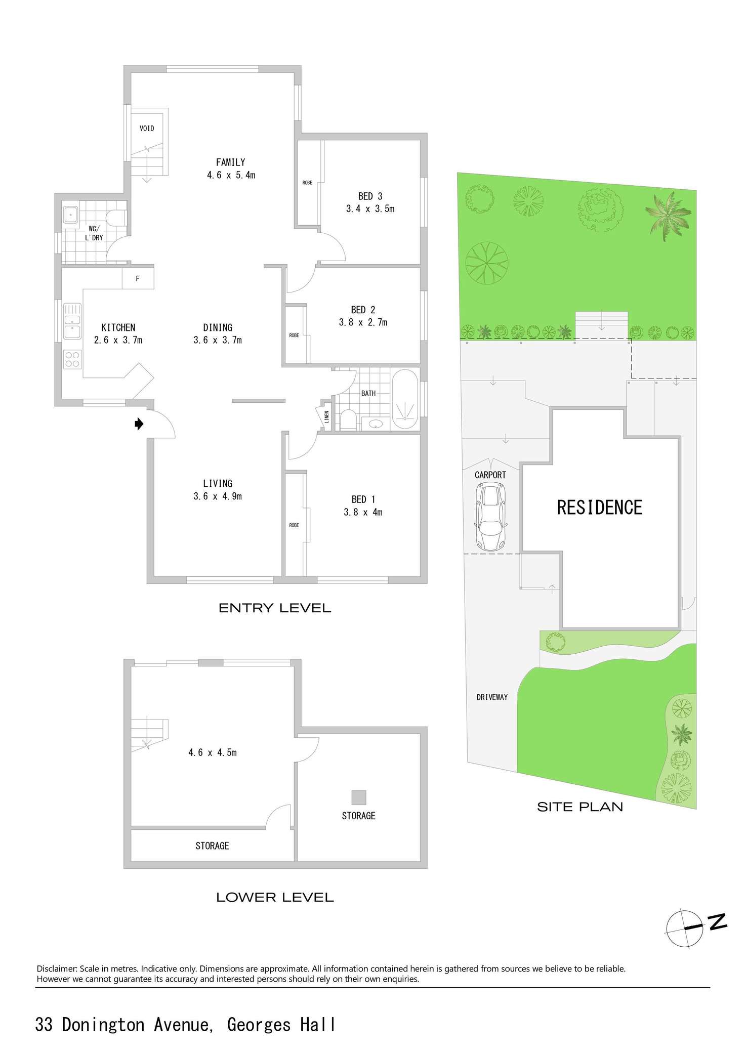 Floorplan of Homely house listing, 33 Donington Avenue, Georges Hall NSW 2198