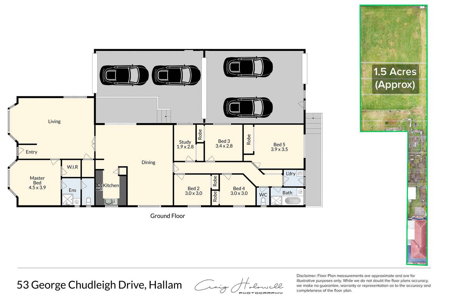 Floorplan of Homely house listing, 53 George Chudleigh Drive, Hallam VIC 3803