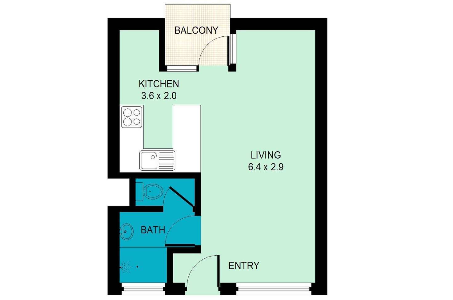 Floorplan of Homely apartment listing, 37/3 Hornsey Street, Rozelle NSW 2039