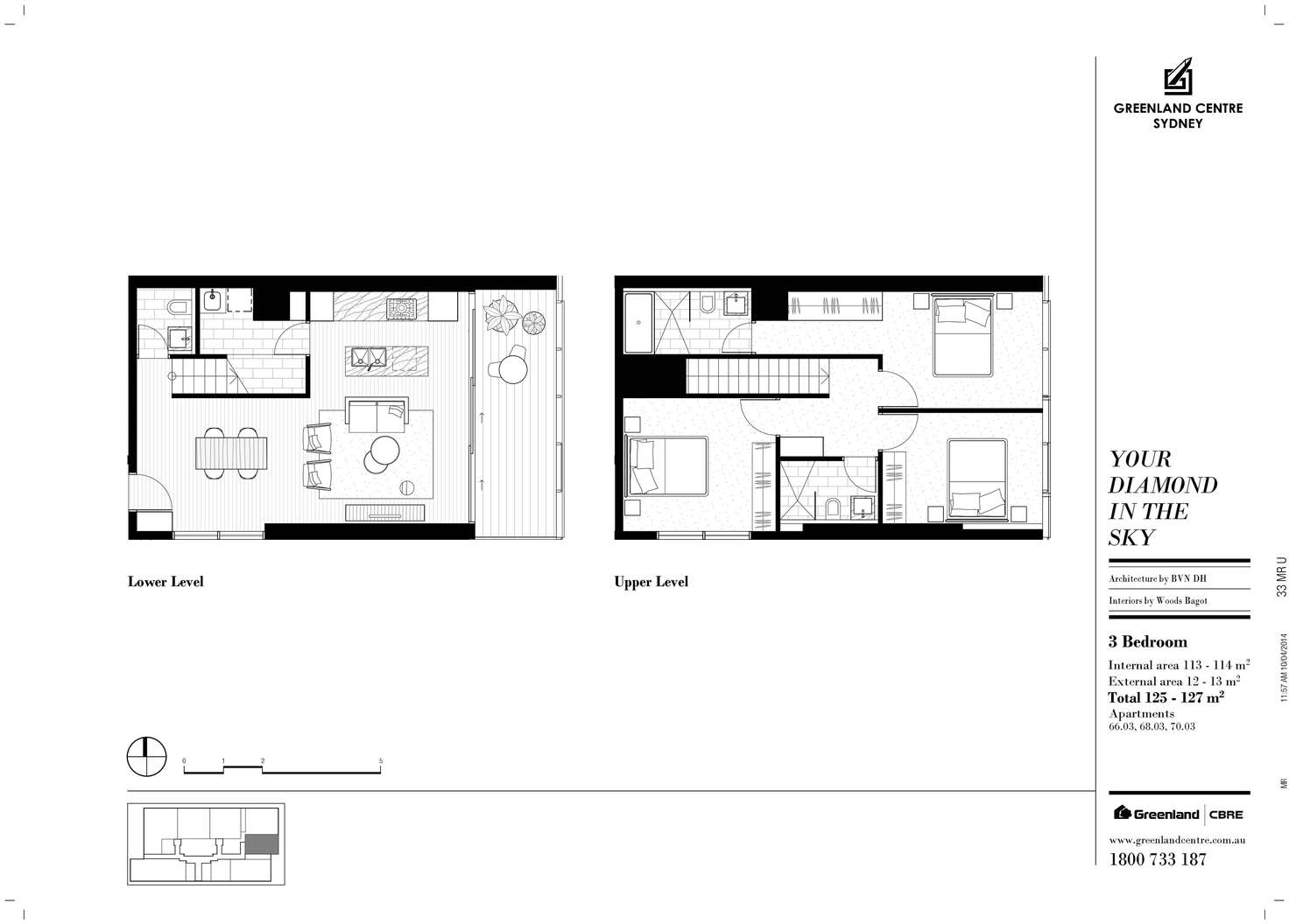 Floorplan of Homely apartment listing, Level 68/115-119 Bathurst Street, Sydney NSW 2000