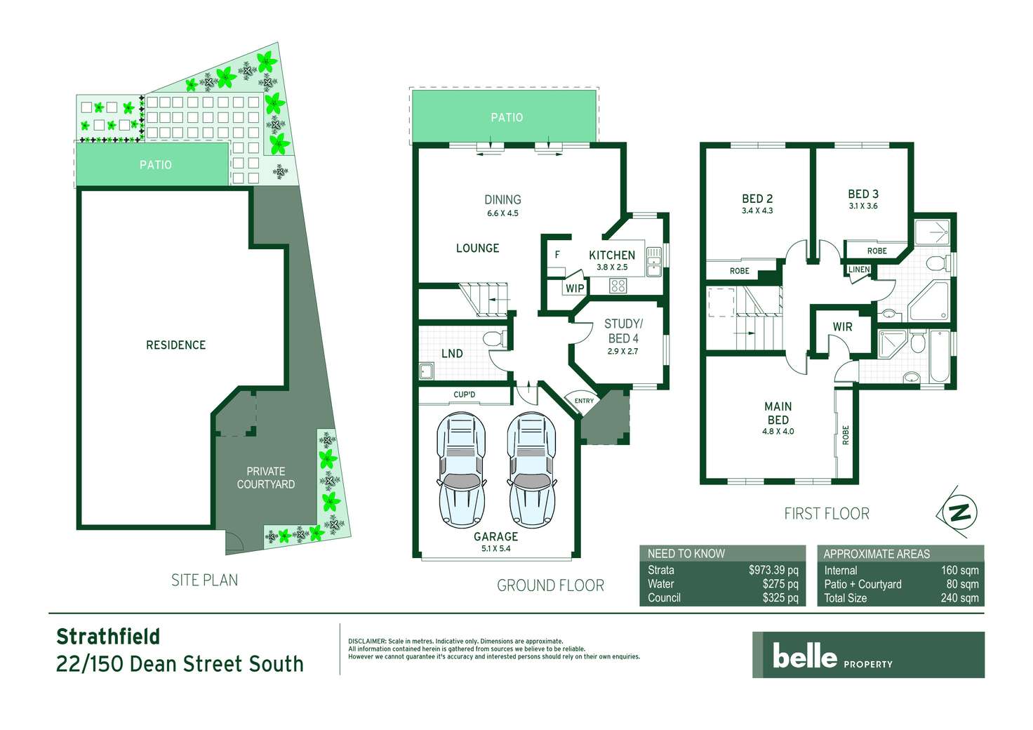 Floorplan of Homely townhouse listing, 22/150 Dean Street, Strathfield South NSW 2136