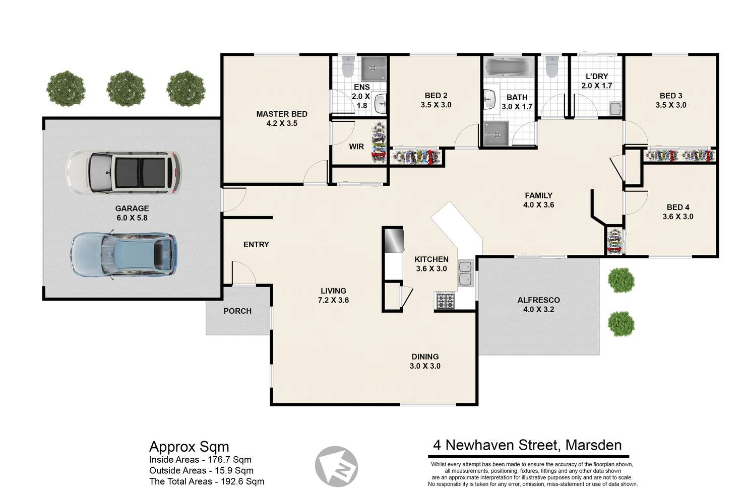 Floorplan of Homely house listing, 4 Newhaven Street, Marsden QLD 4132