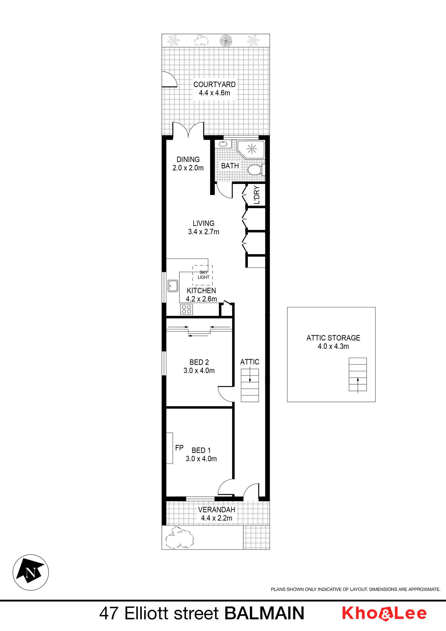 Floorplan of Homely house listing, 47 Elliott Street, Balmain NSW 2041