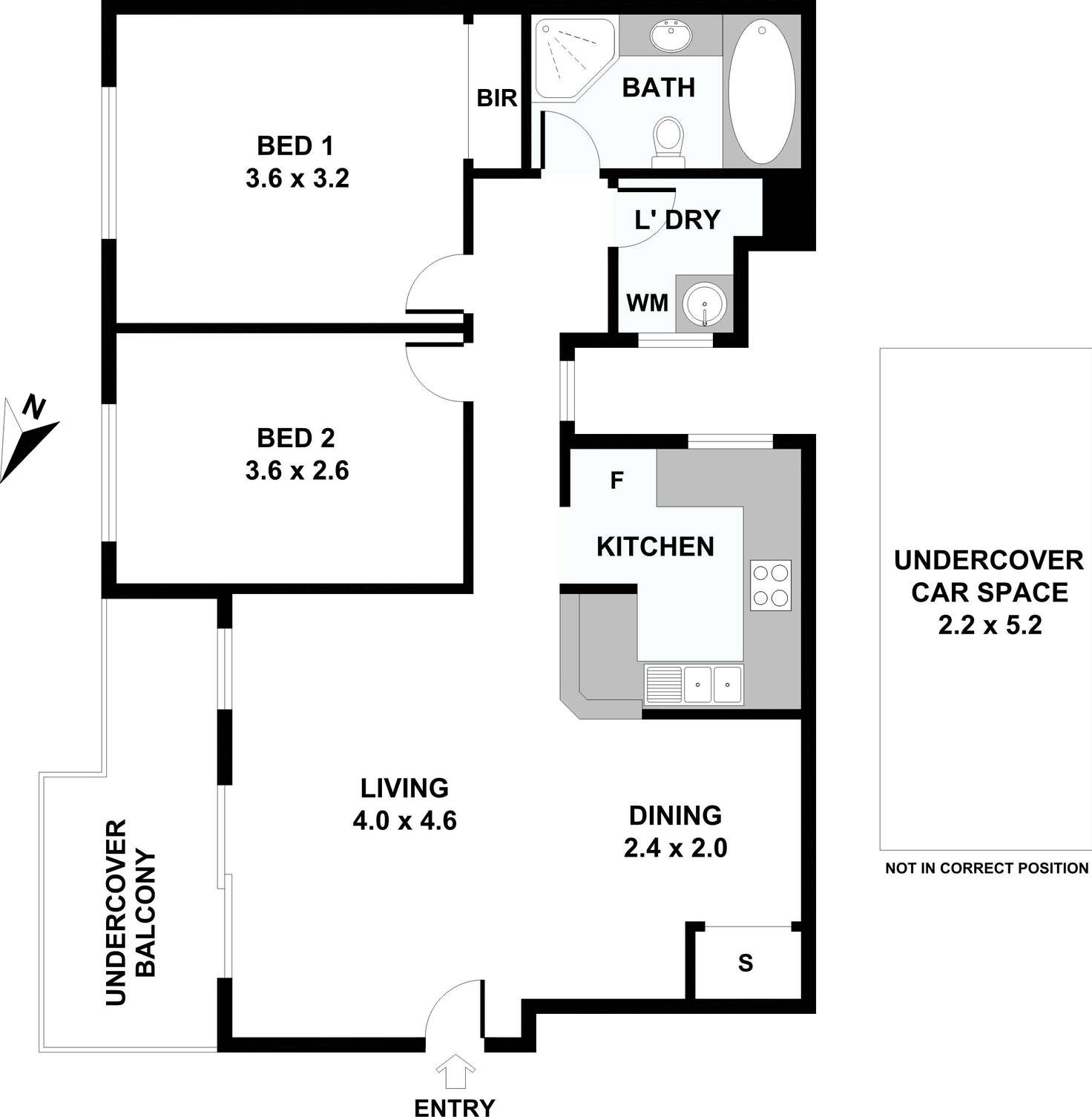 Floorplan of Homely apartment listing, 21/503 King Street, Newtown NSW 2042