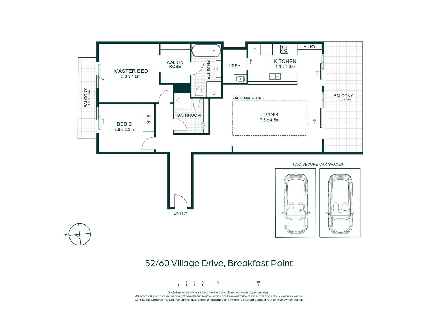 Floorplan of Homely apartment listing, 52/60 Village Drive, Breakfast Point NSW 2137