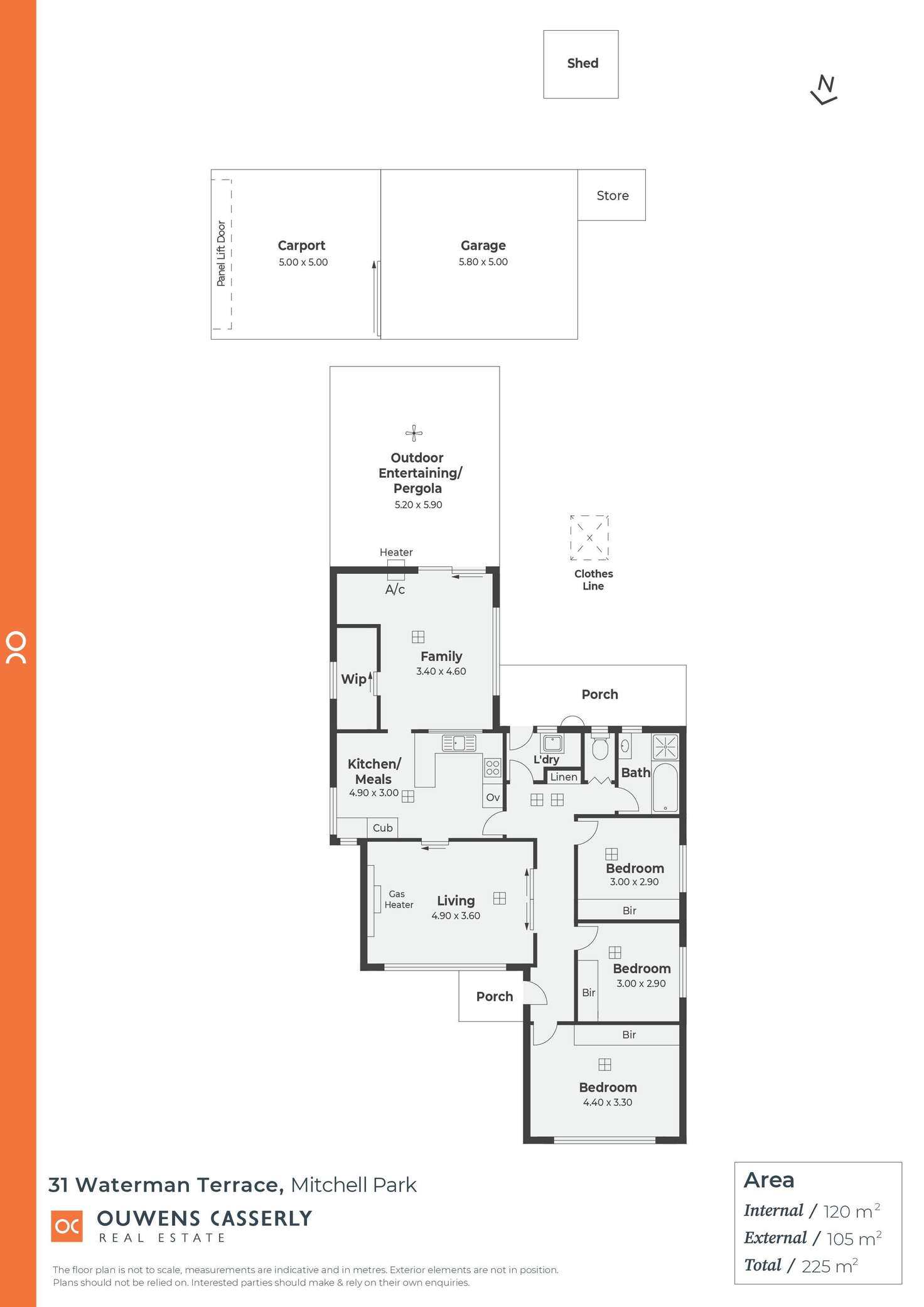 Floorplan of Homely house listing, 31 Waterman Terrace, Mitchell Park SA 5043