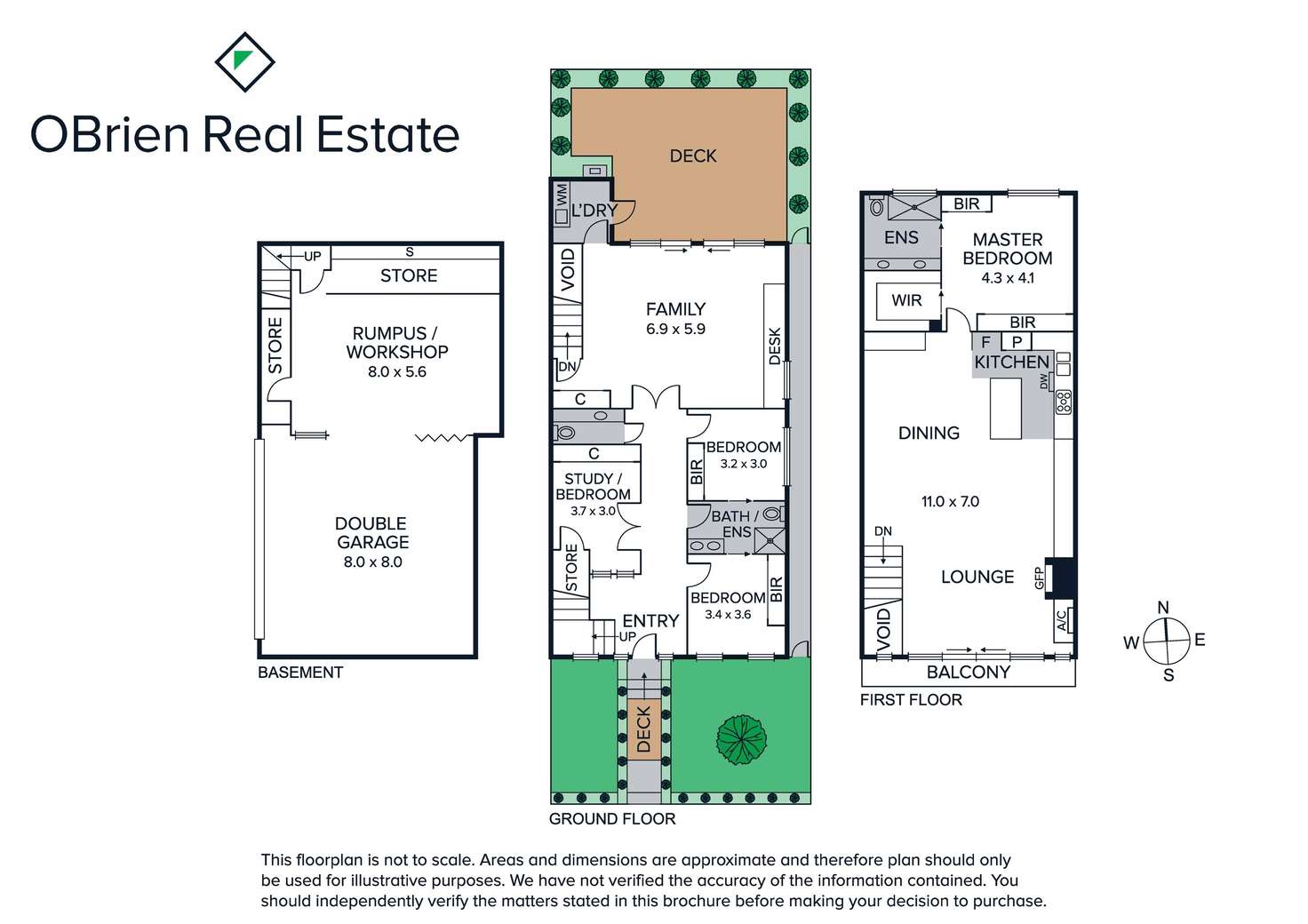 Floorplan of Homely house listing, 2/5 Greenways Court, Parkdale VIC 3195