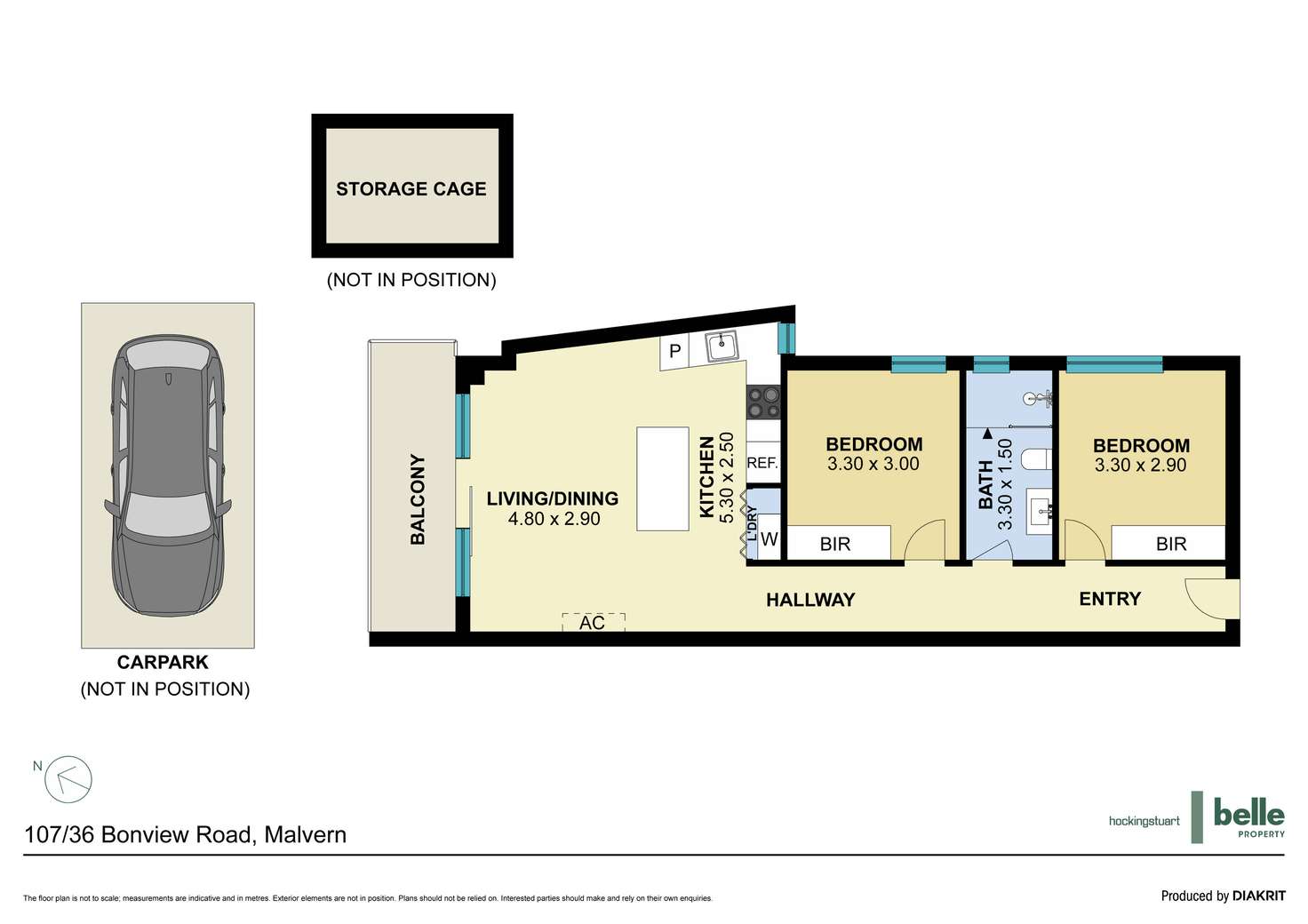 Floorplan of Homely unit listing, 107/36 Bonview Road, Malvern VIC 3144