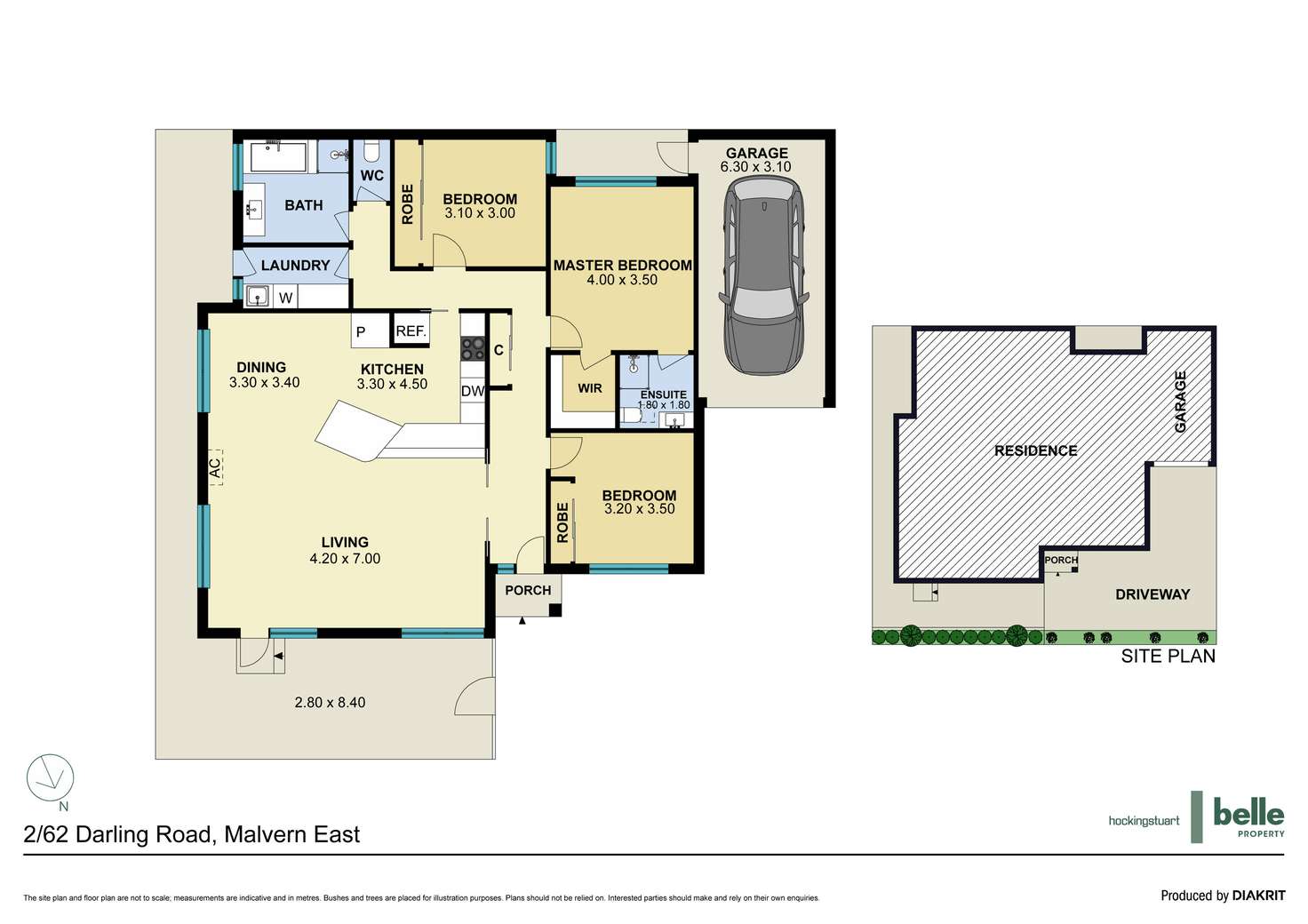 Floorplan of Homely unit listing, 2/62 Darling Road, Malvern East VIC 3145