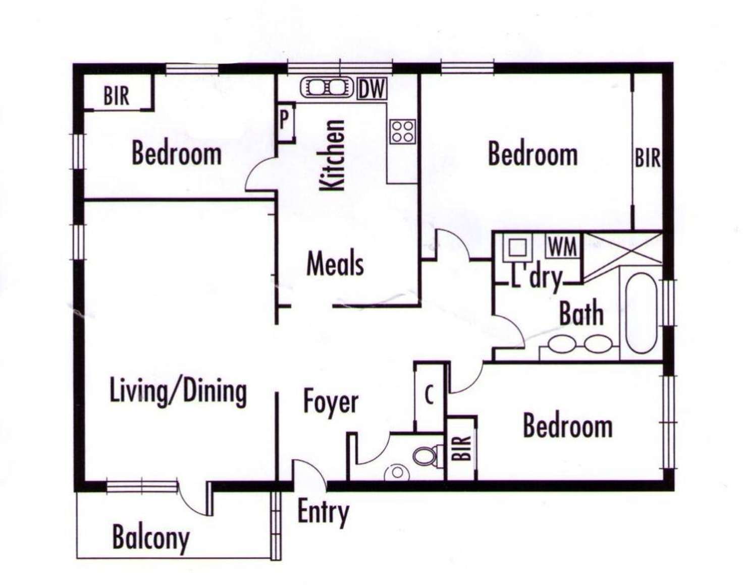 Floorplan of Homely unit listing, 6/6 Park Street, Malvern VIC 3144