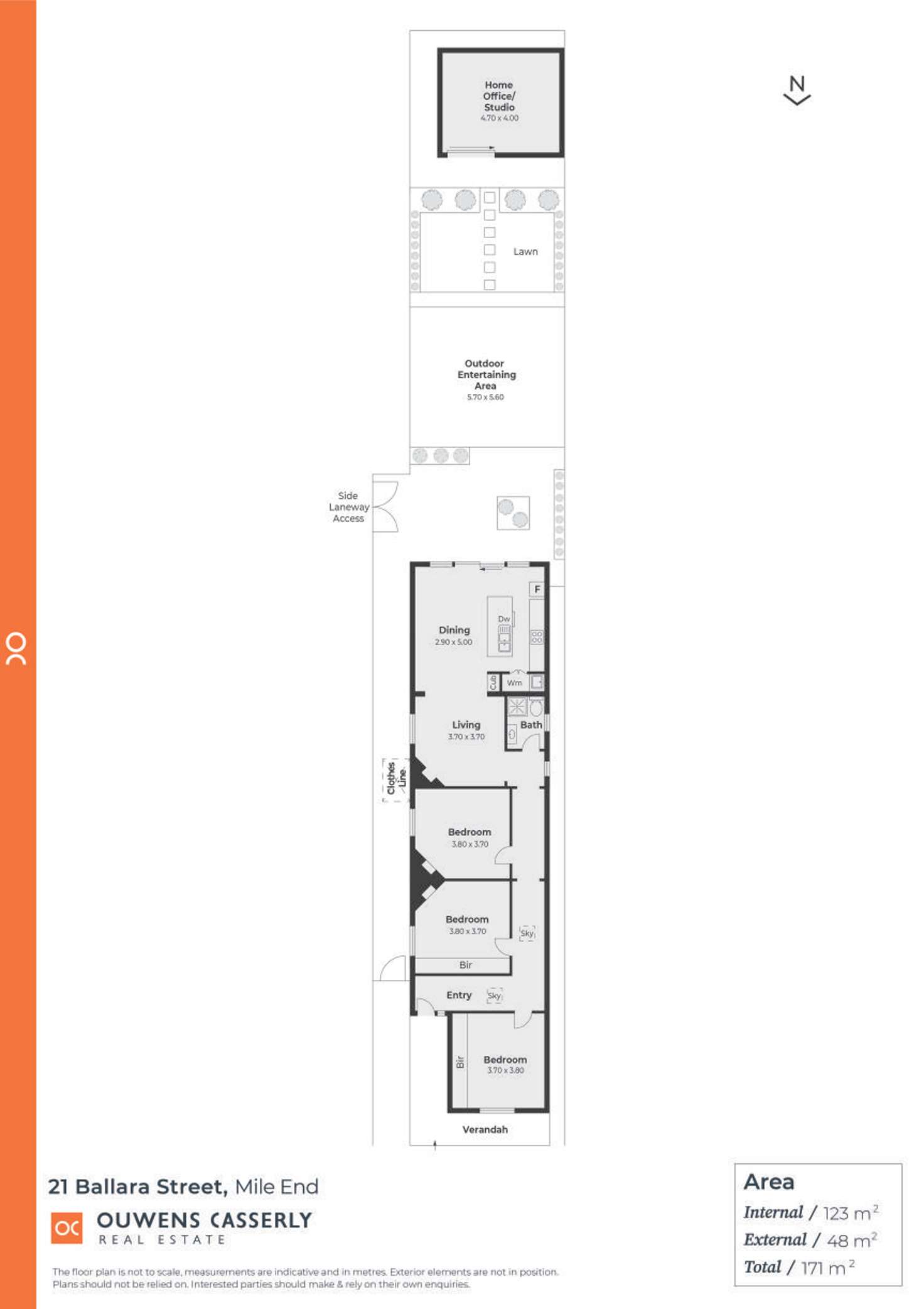 Floorplan of Homely house listing, 21 Ballara Street, Mile End SA 5031