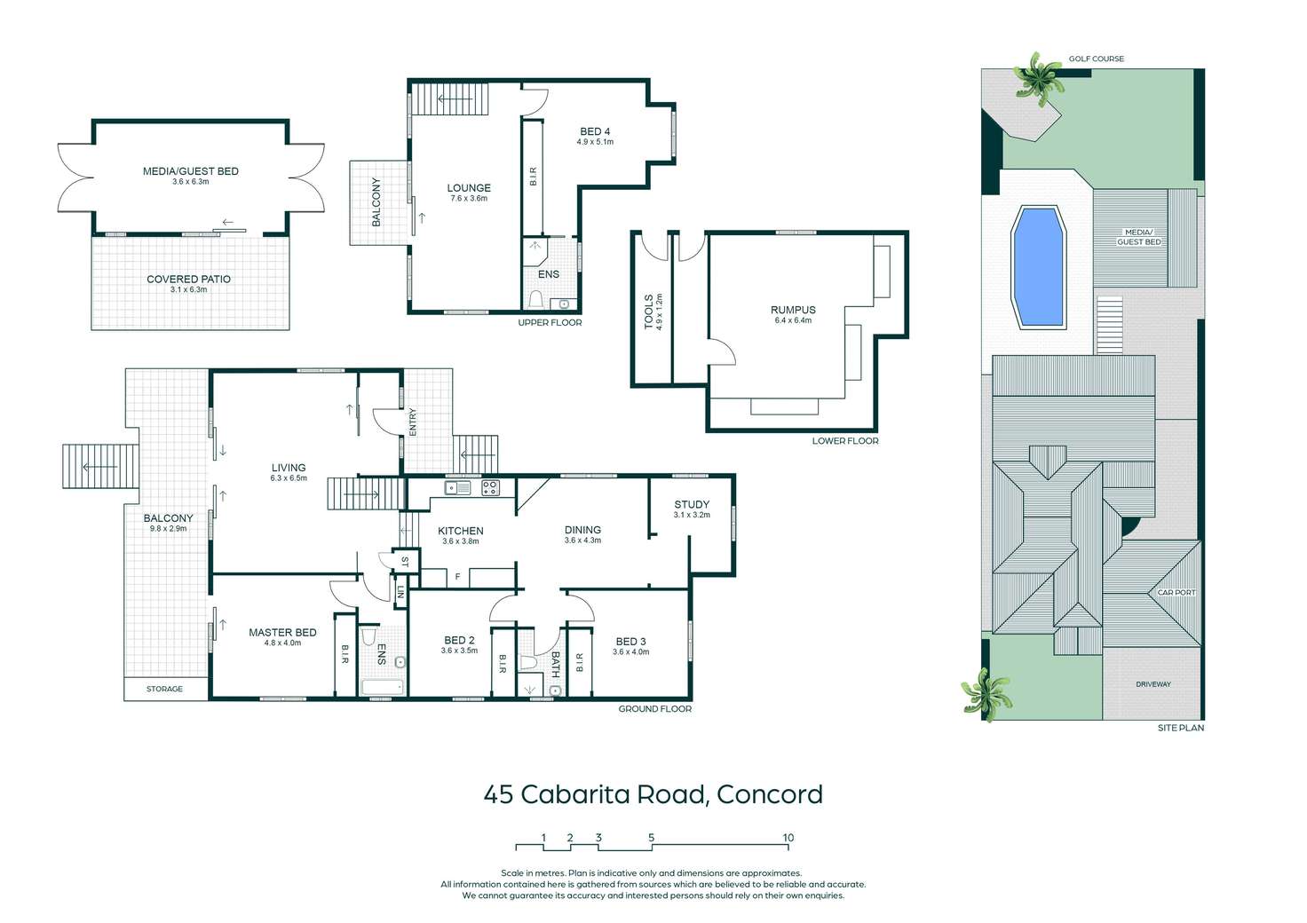 Floorplan of Homely house listing, 45 Cabarita Road, Concord NSW 2137