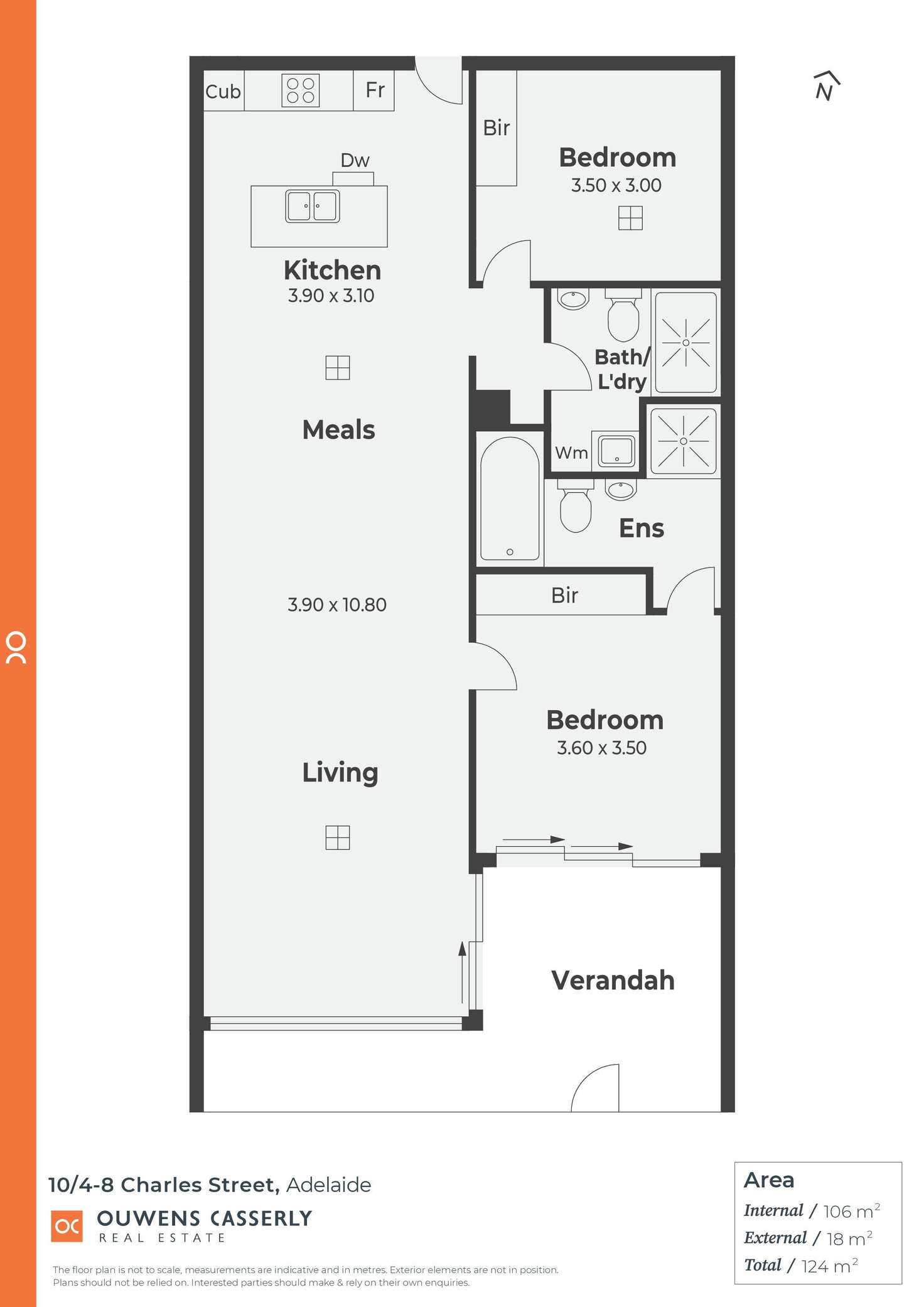 Floorplan of Homely apartment listing, 10/4-8 Charles Street, Adelaide SA 5000
