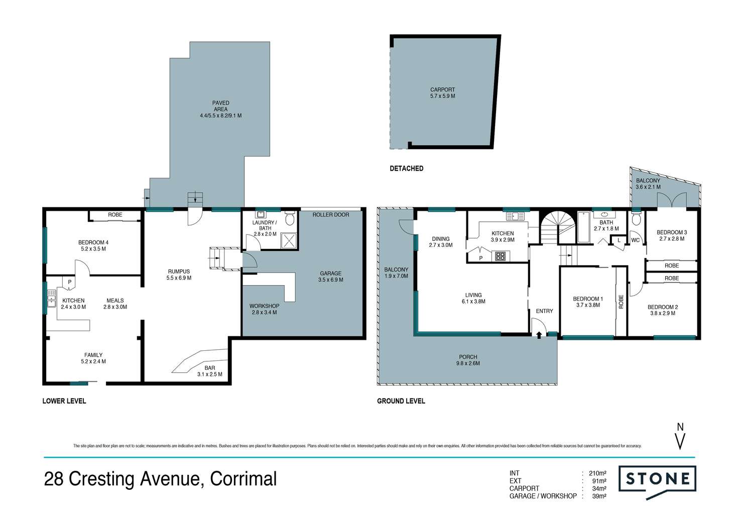 Floorplan of Homely house listing, 28 Cresting Avenue, Corrimal NSW 2518