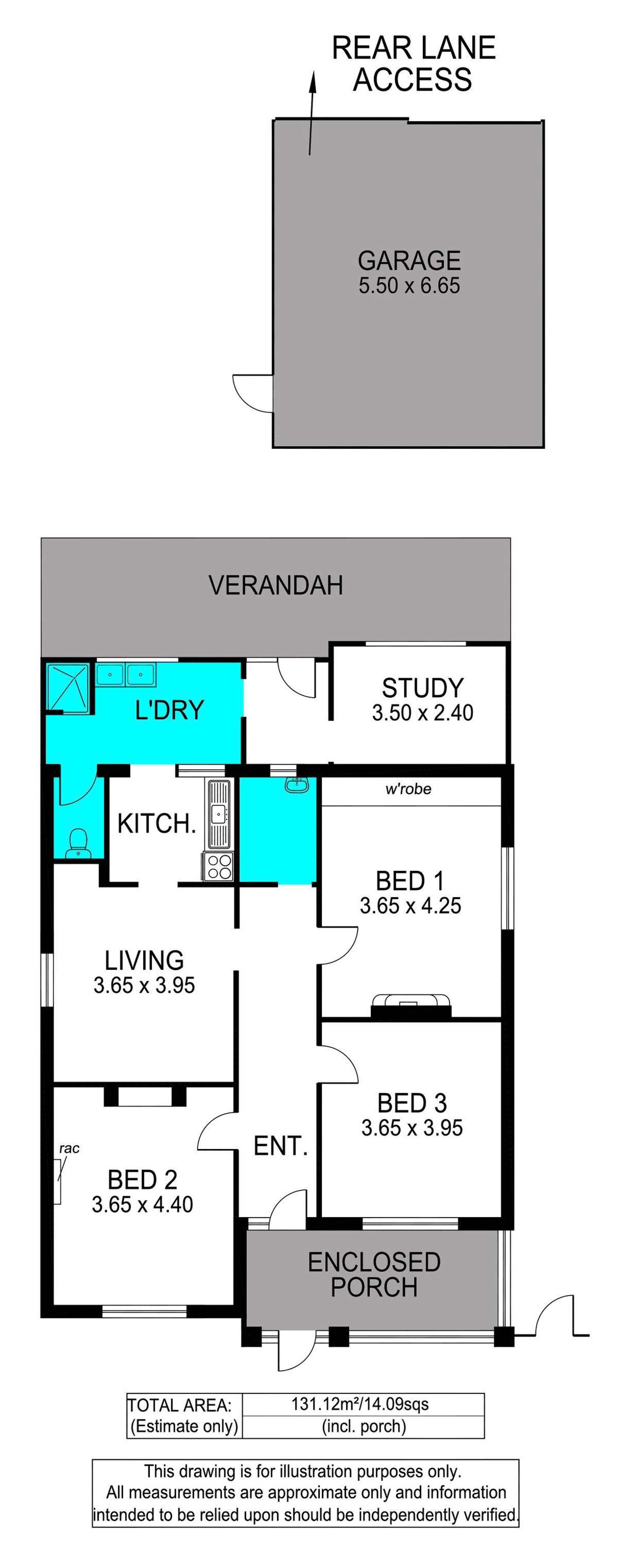 Floorplan of Homely house listing, 10 Neptune Terrace, Rosewater SA 5013