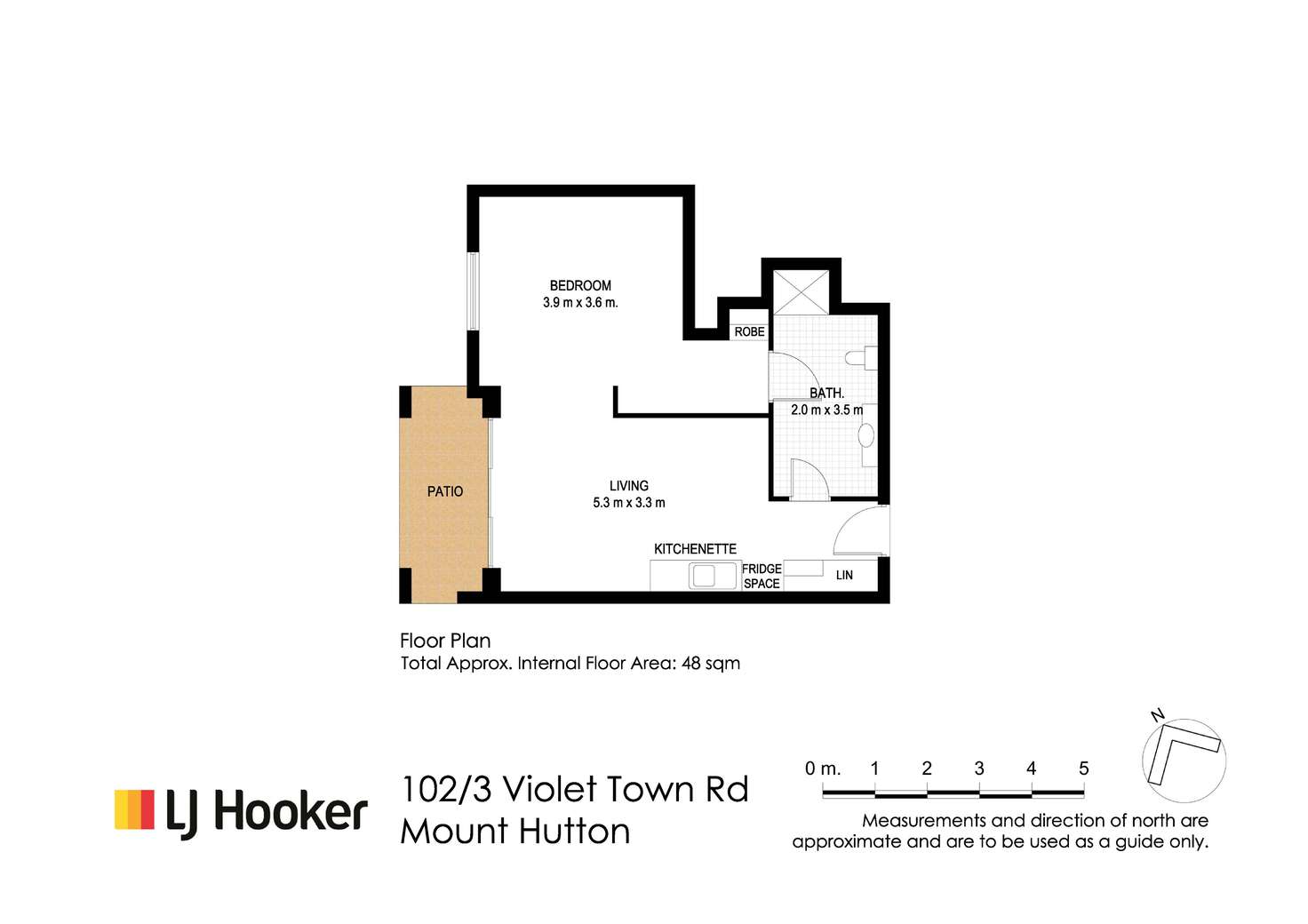 Floorplan of Homely unit listing, 102/3 Violet Town Road, Mount Hutton NSW 2290