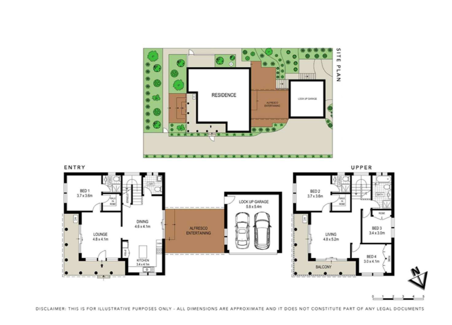 Floorplan of Homely house listing, 43a Langer Avenue, Caringbah South NSW 2229