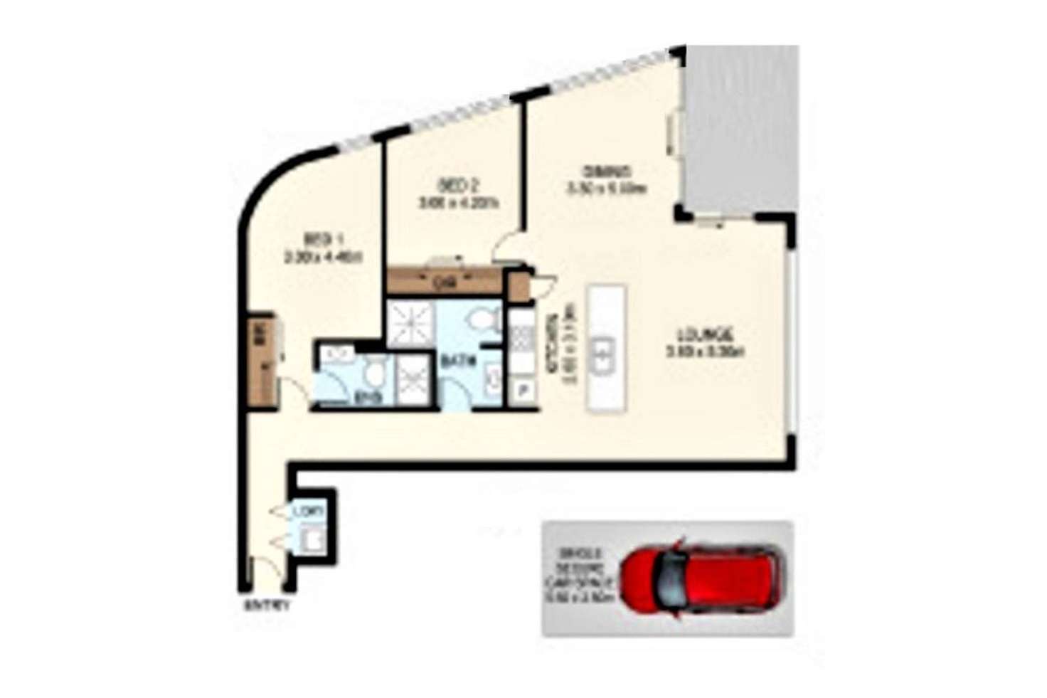Floorplan of Homely apartment listing, 33/2-8 James Street, Carlingford NSW 2118