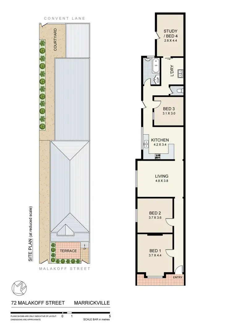 Floorplan of Homely house listing, 72 Malakoff Street, Marrickville NSW 2204