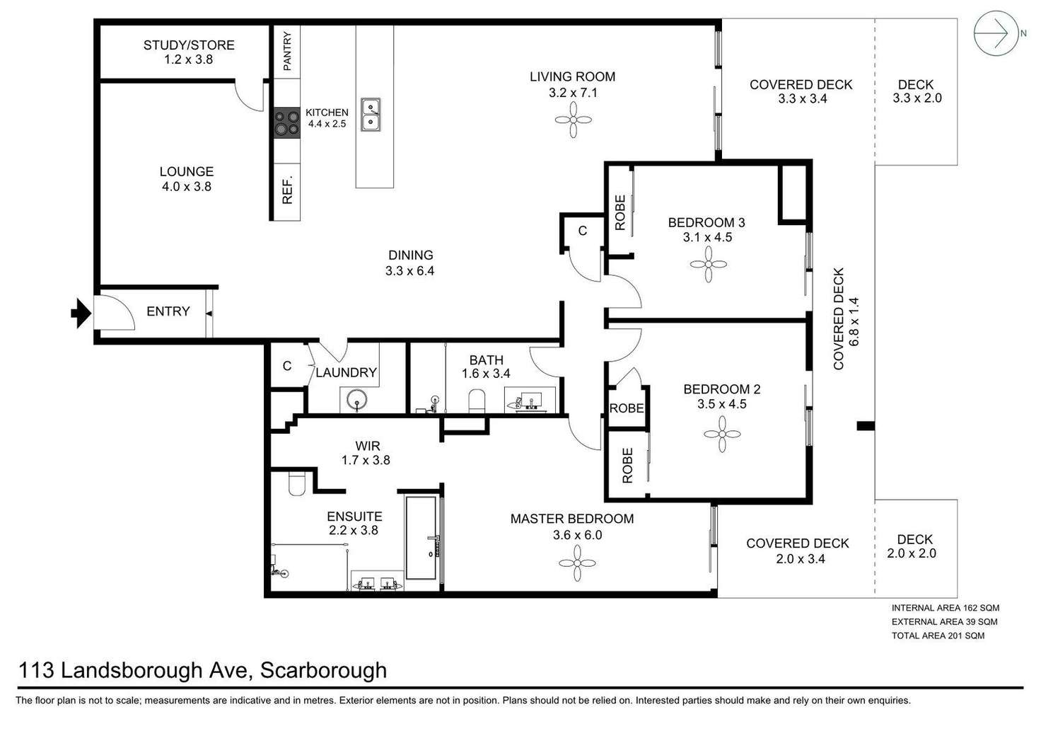 Floorplan of Homely apartment listing, 115/113 Landsborough Avenue, Scarborough QLD 4020