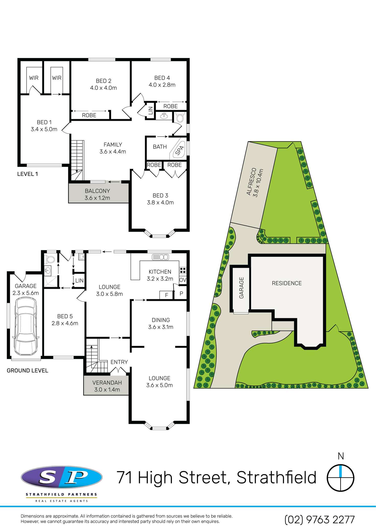 Floorplan of Homely house listing, 71 High Street, Strathfield NSW 2135