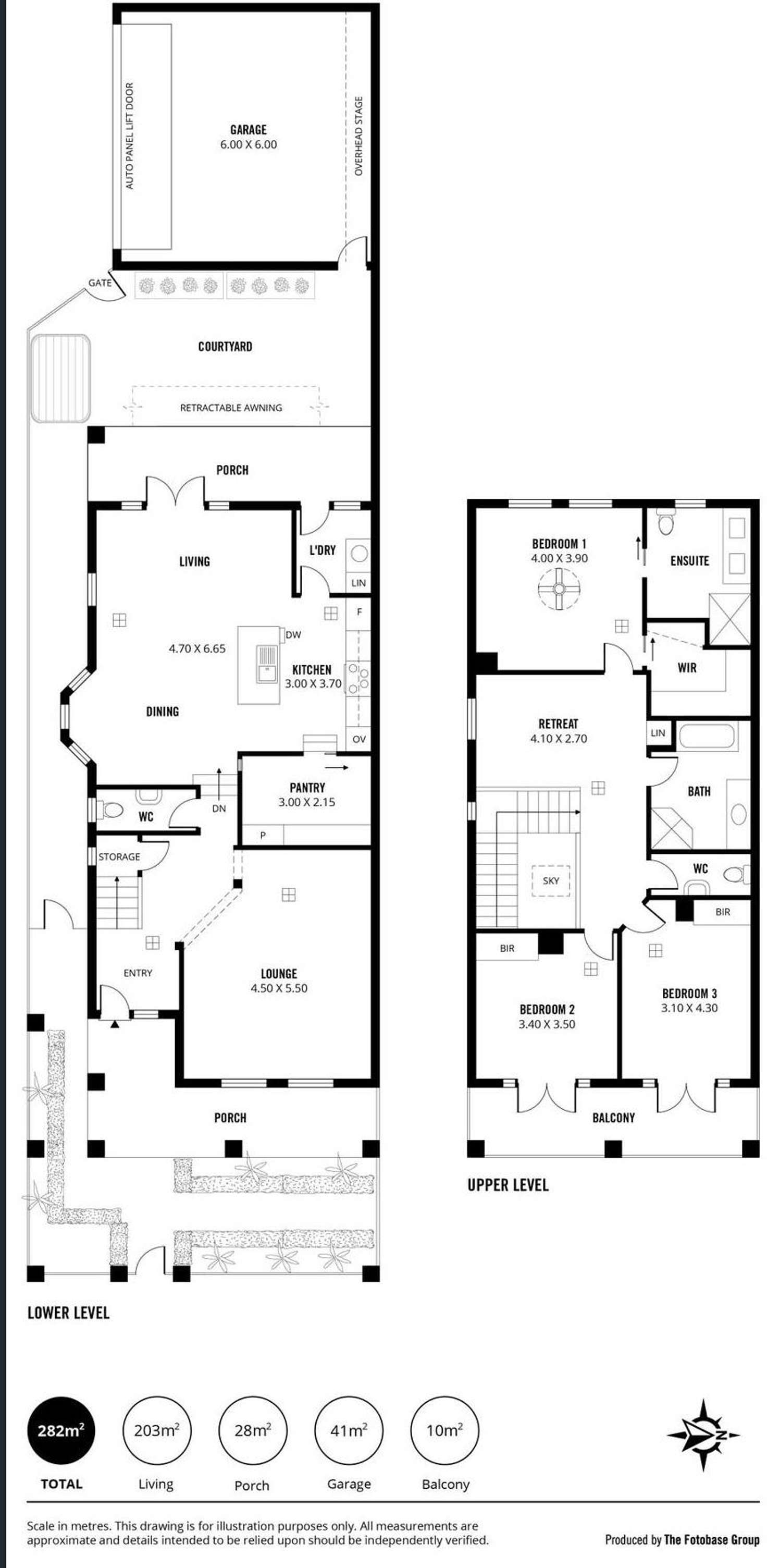 Floorplan of Homely townhouse listing, 2/97 George Street, Norwood SA 5067