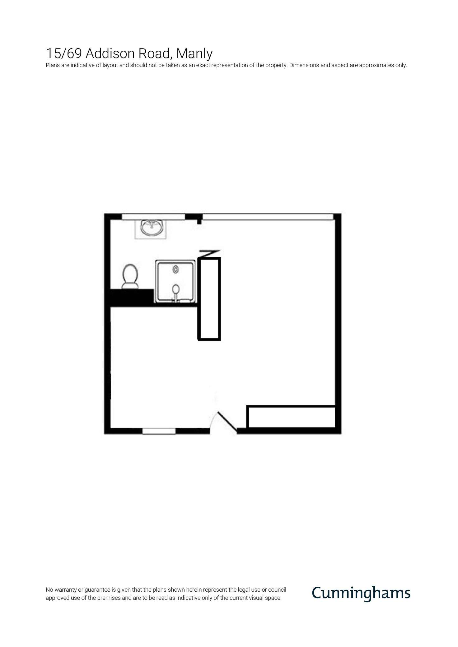 Floorplan of Homely unit listing, 15/69 Addison Road, Manly NSW 2095