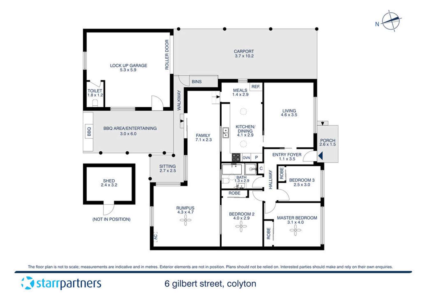 Floorplan of Homely house listing, 6 Gilbert Street, Colyton NSW 2760