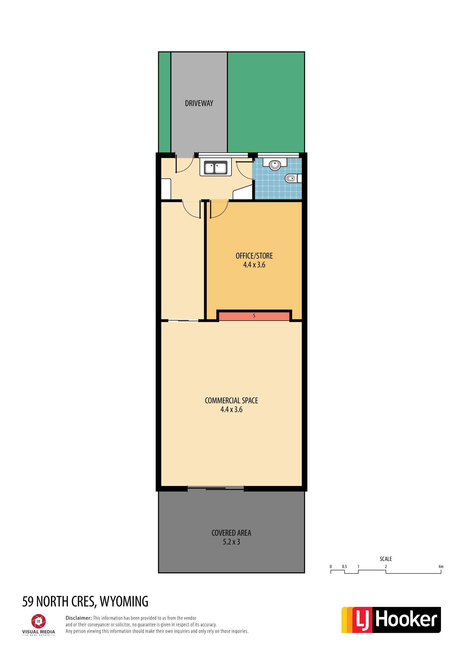 Floorplan of Homely unit listing, 59 North Crescent, Wyoming NSW 2250