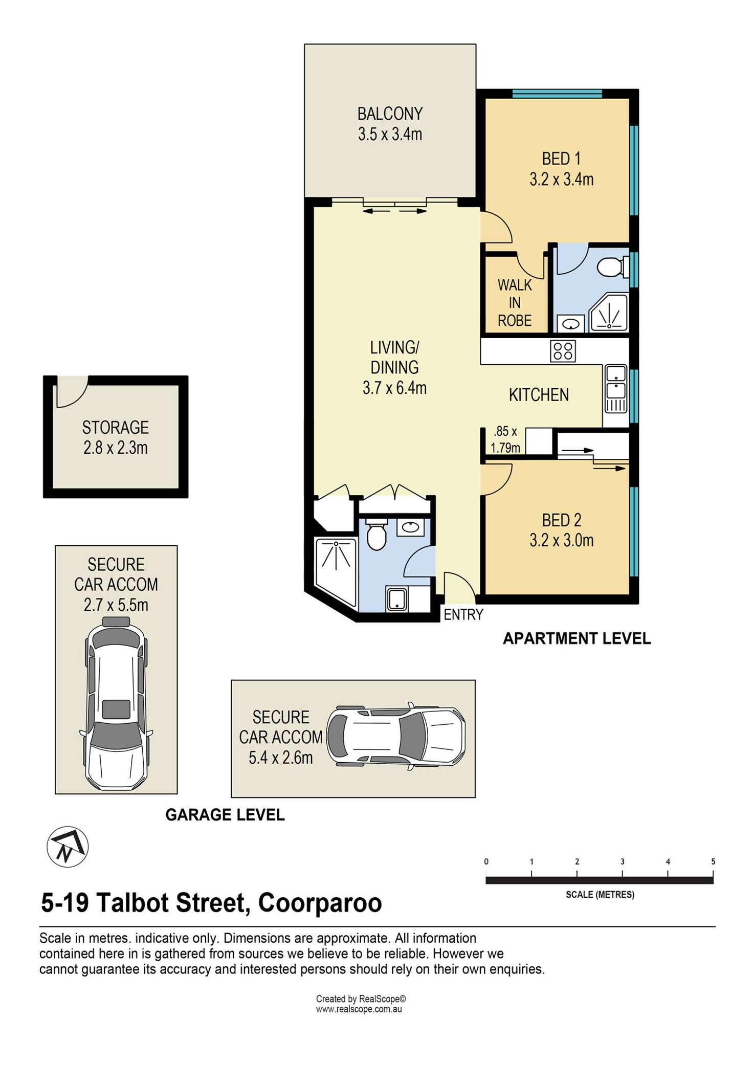 Floorplan of Homely unit listing, 5/19 Talbot Street, Coorparoo QLD 4151