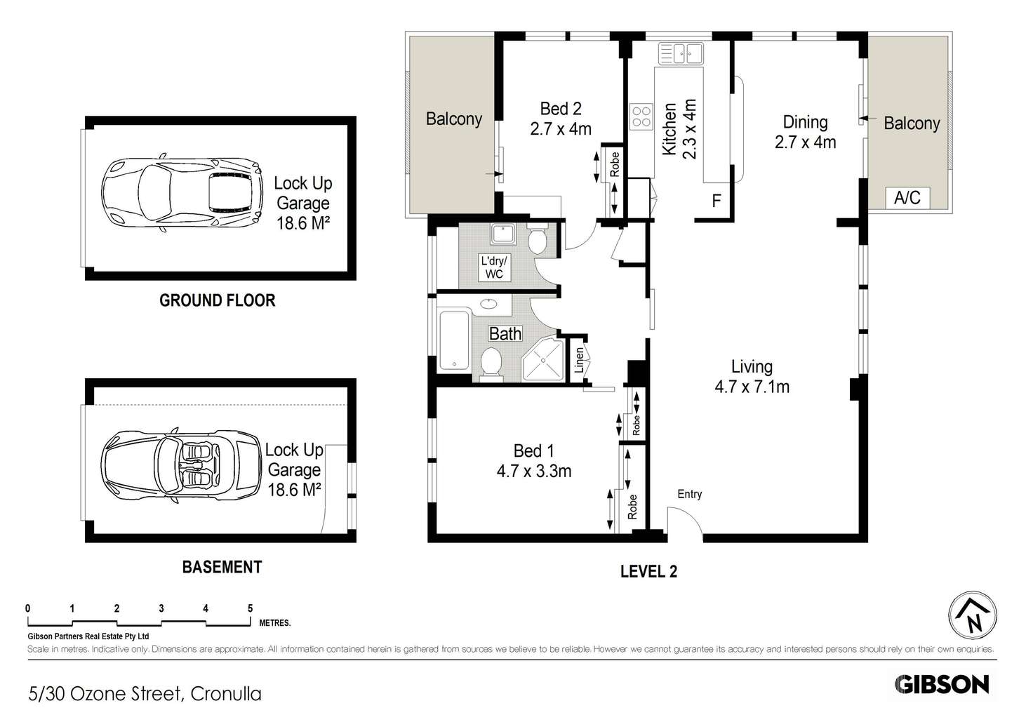 Floorplan of Homely apartment listing, 5/30 Ozone Street, Cronulla NSW 2230