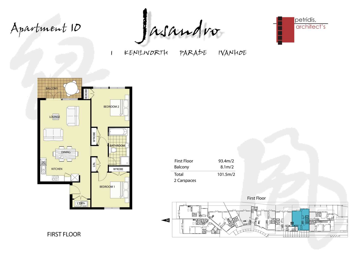 Floorplan of Homely unit listing, 10/1 Kenilworth Parade, Ivanhoe VIC 3079