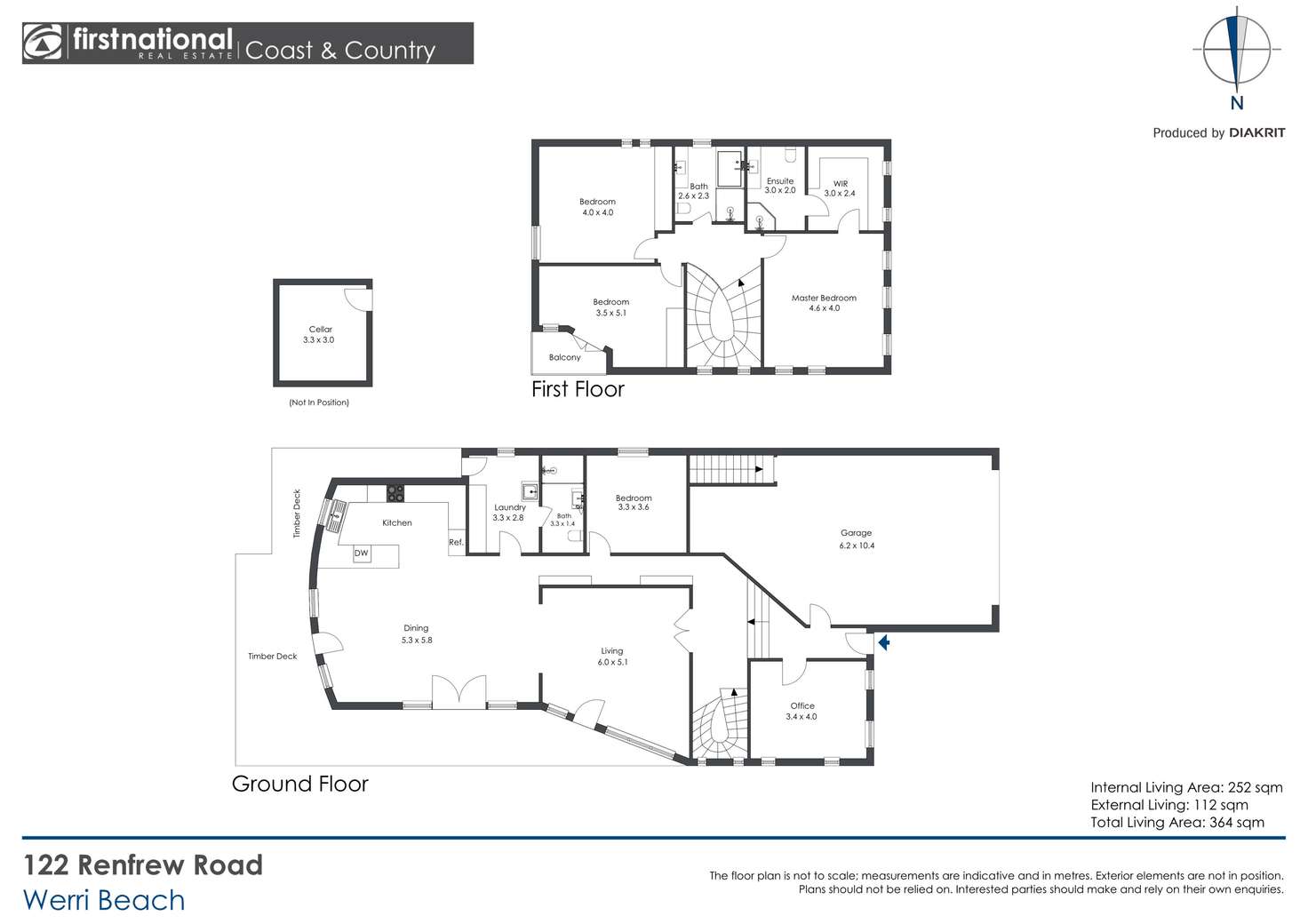 Floorplan of Homely house listing, 122 Renfrew Road, Werri Beach NSW 2534