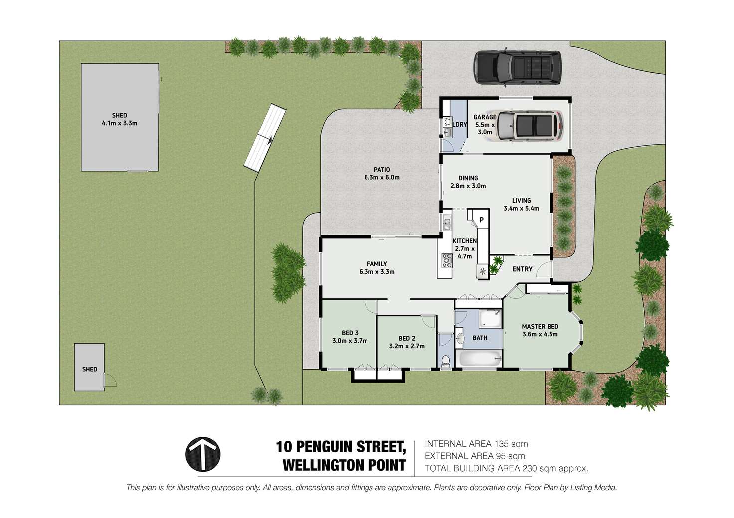 Floorplan of Homely house listing, 10 Penguin Street, Wellington Point QLD 4160