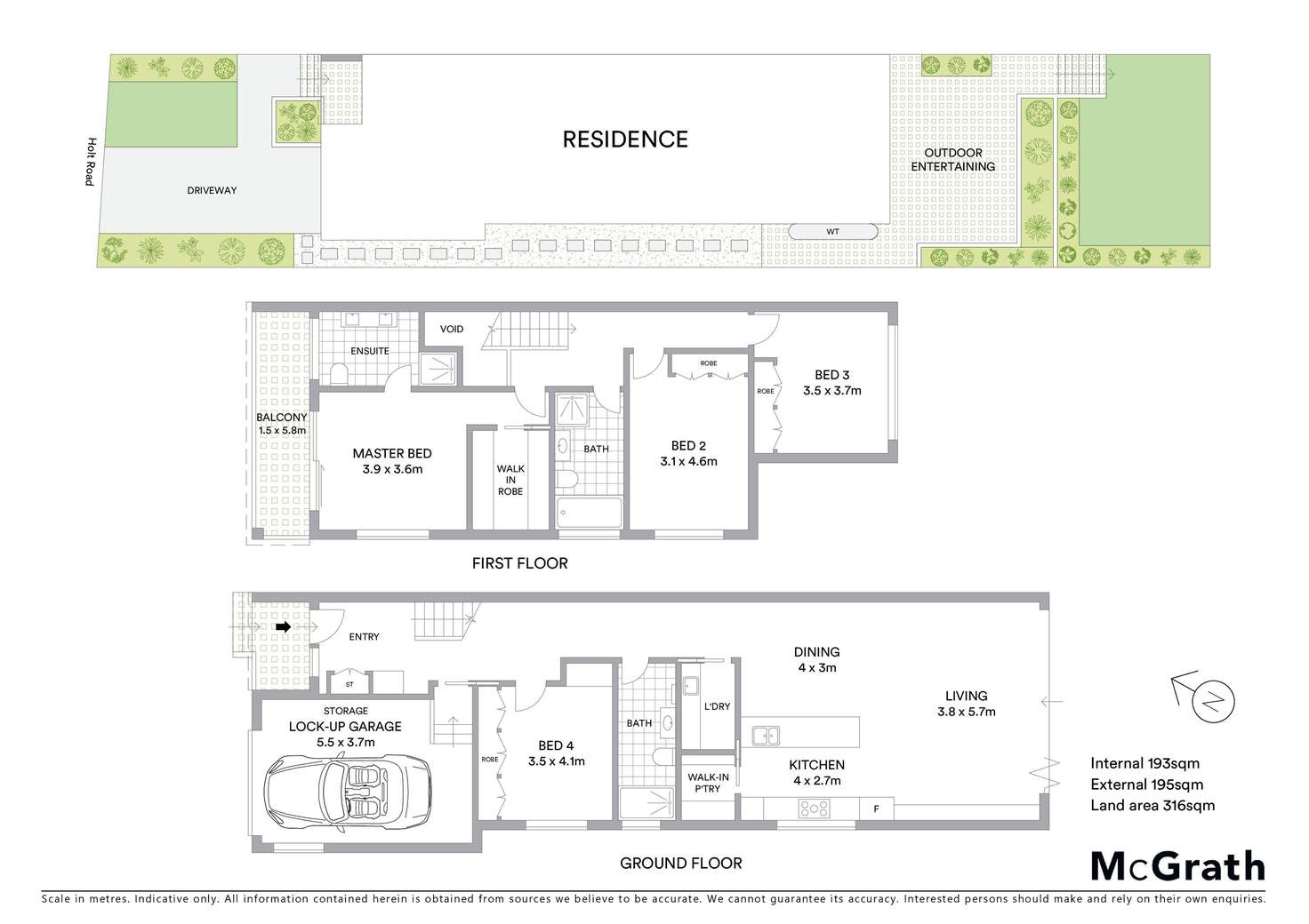 Floorplan of Homely house listing, 126B Holt Road, Taren Point NSW 2229